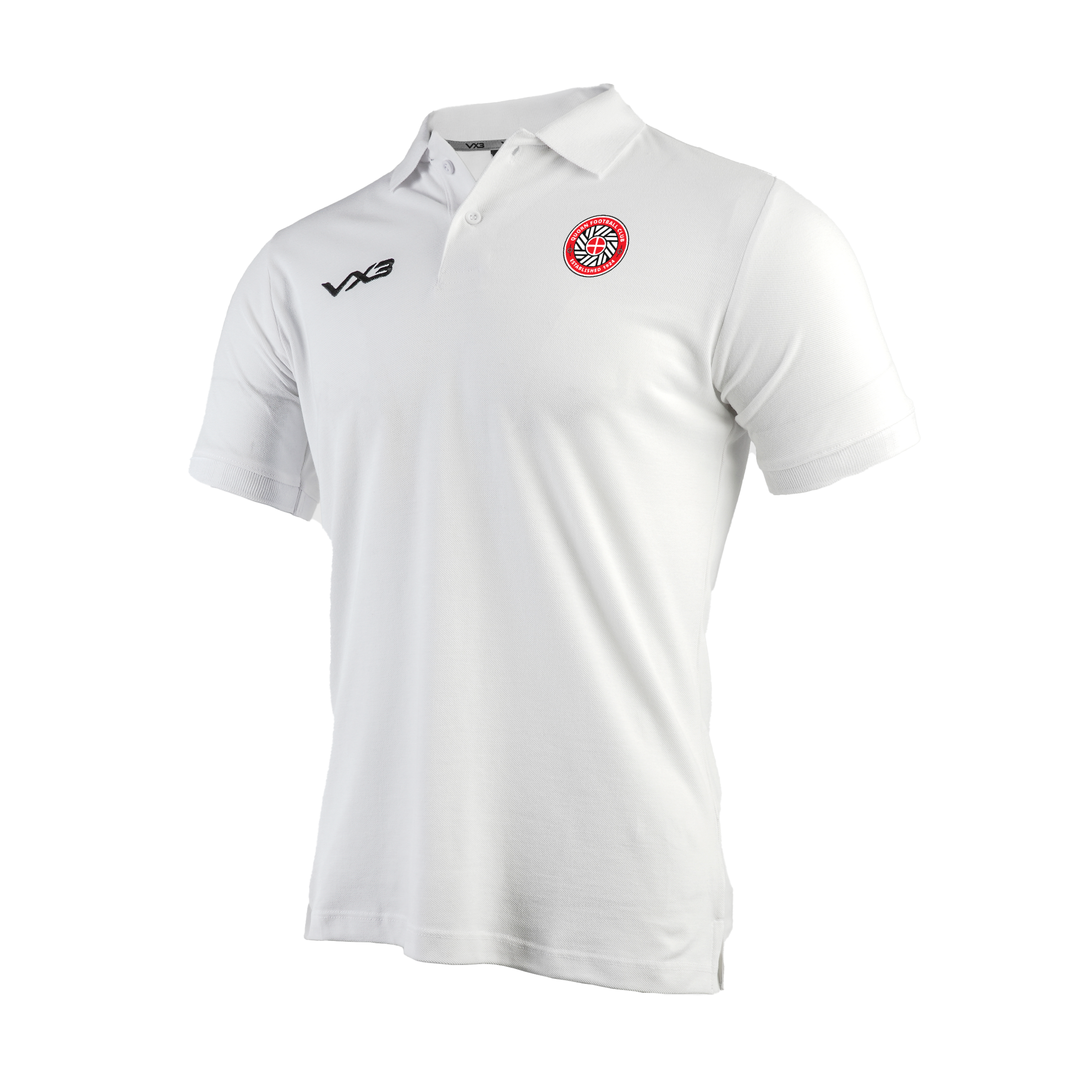 Quorn FC Primus Polo Shirt White