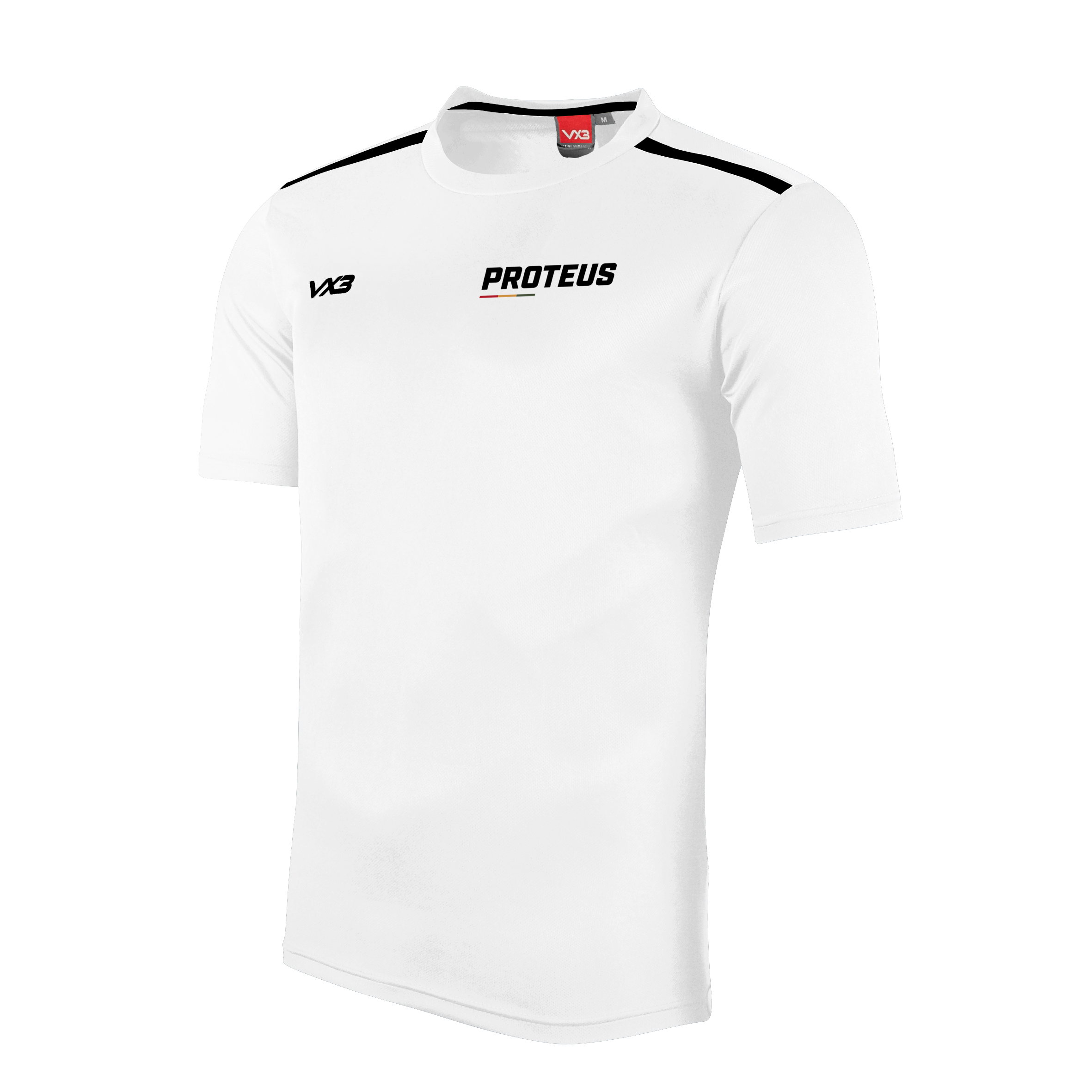 Proteus Athletic Club White/Black Fortis Youth Tee