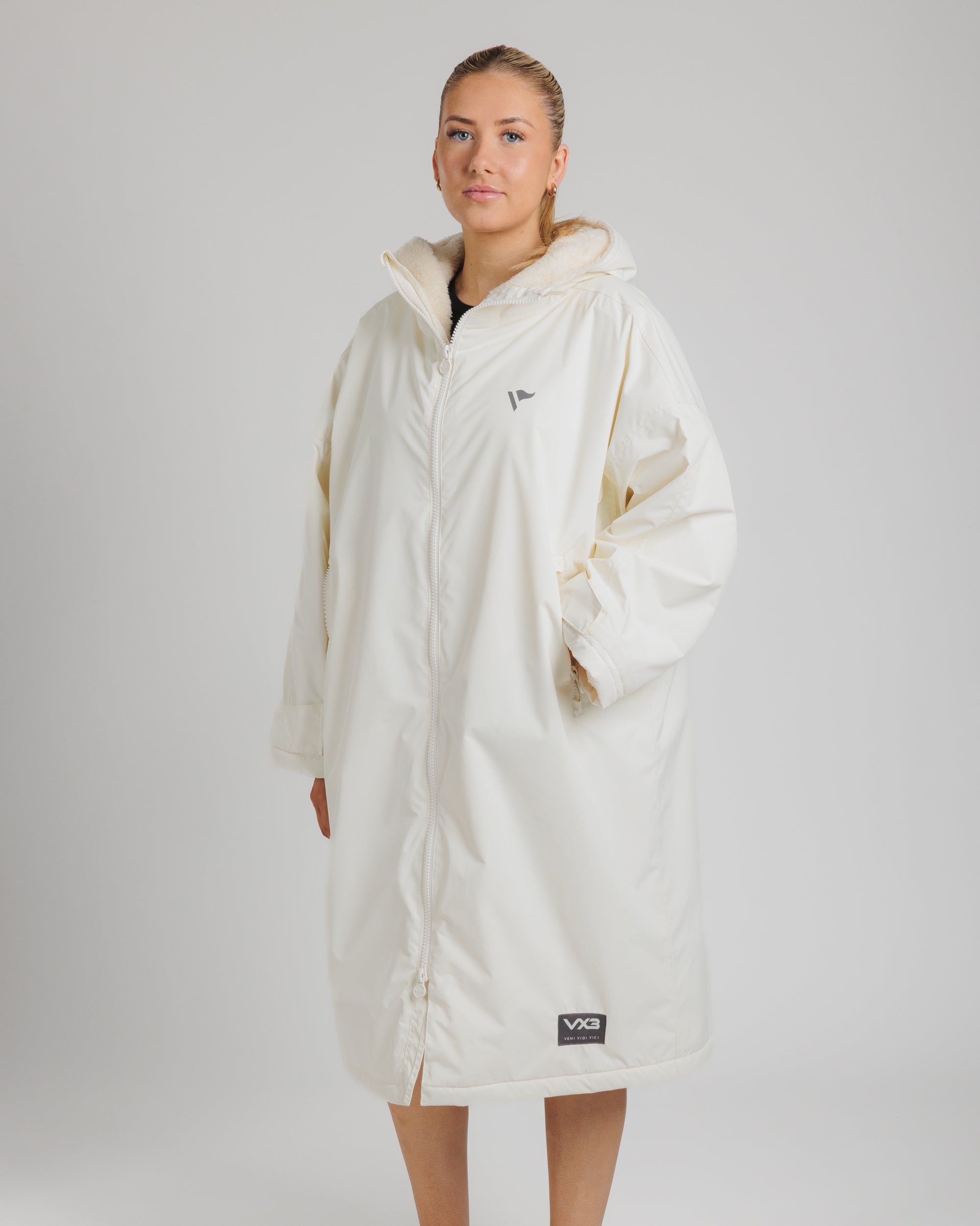 Velit Sports Robe Vintage White/Dove Grey