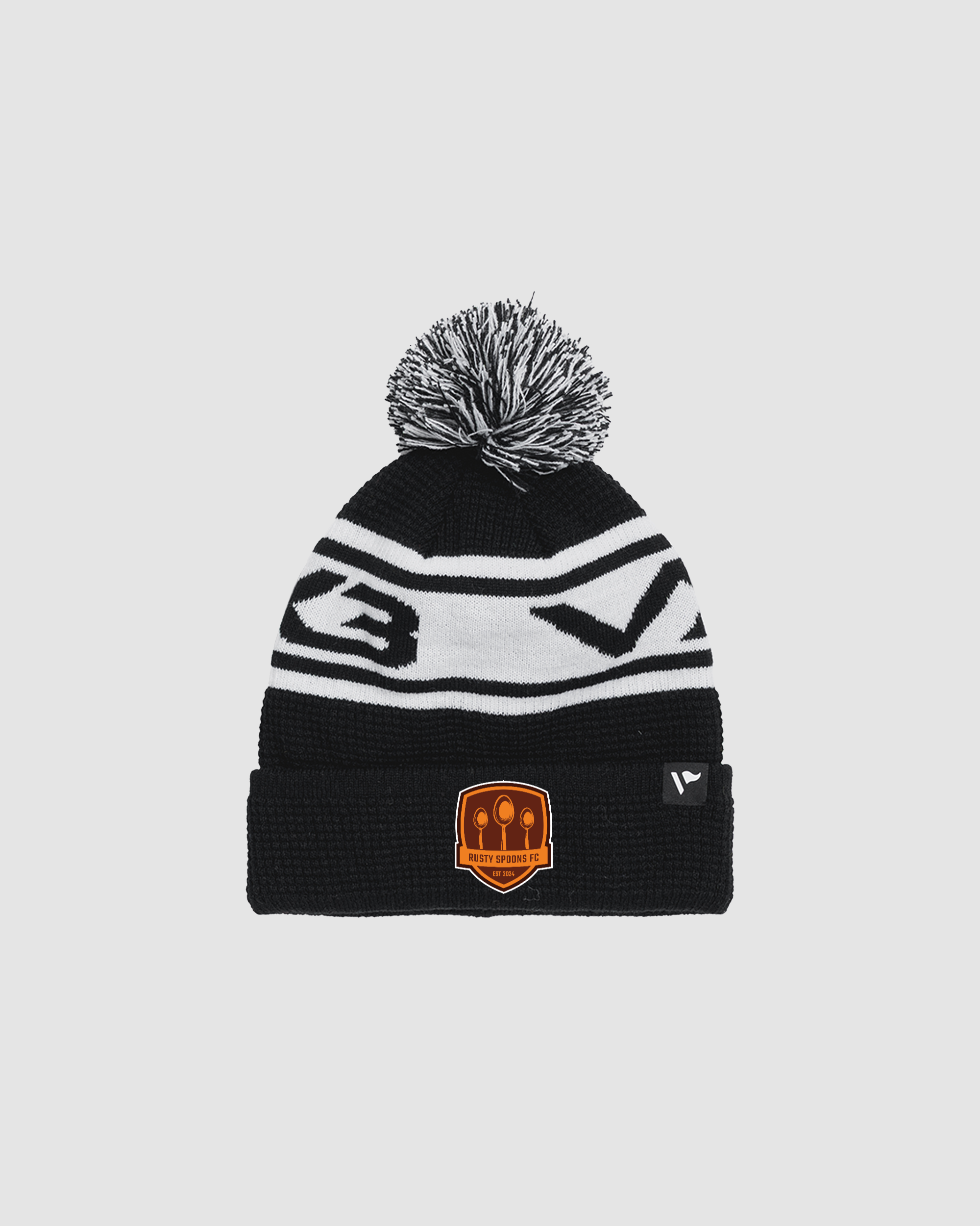 Rusty Spoons FC Waffle Knit Bobble Hat -