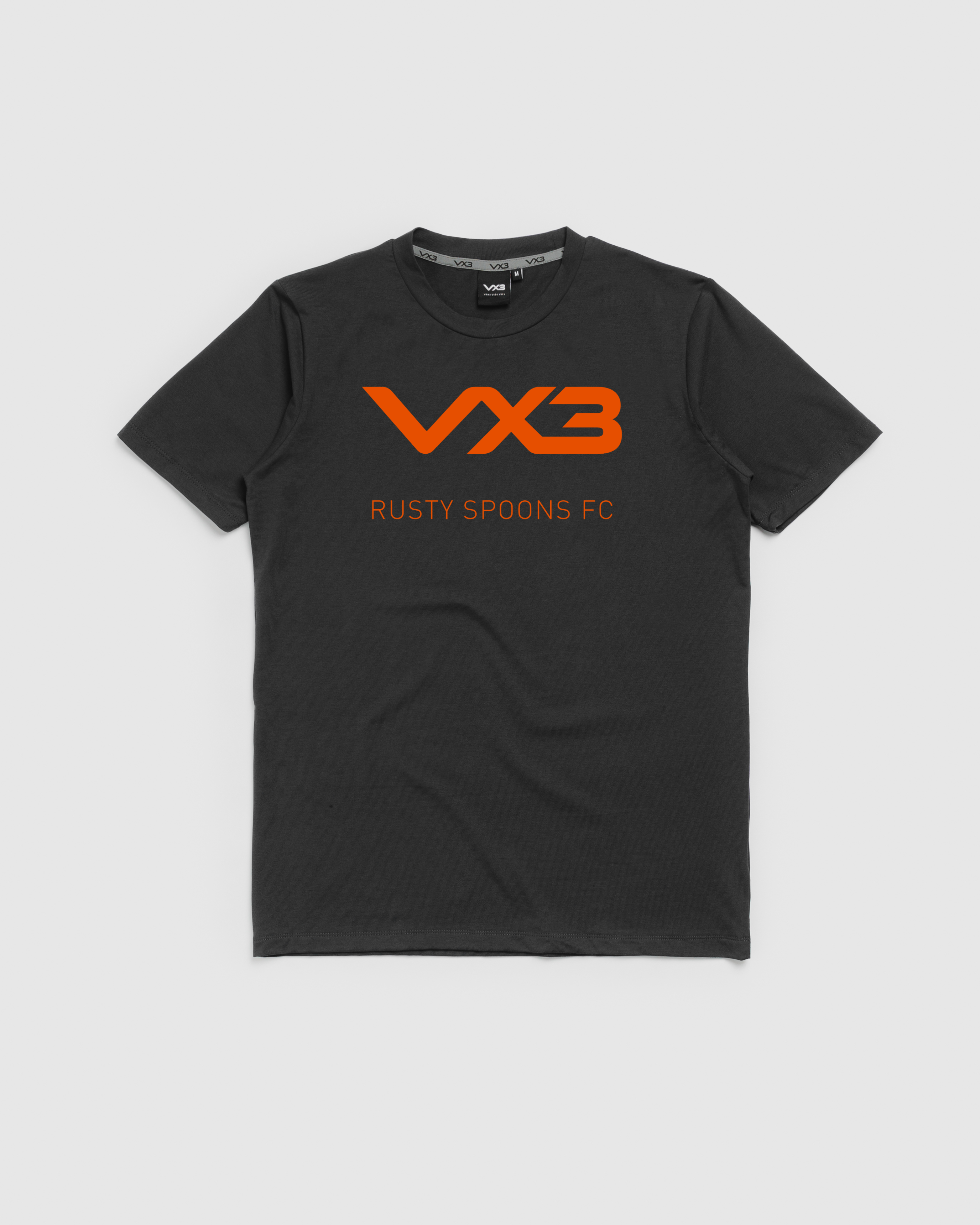 Rusty Spoons FC Black Invicta Club Tee