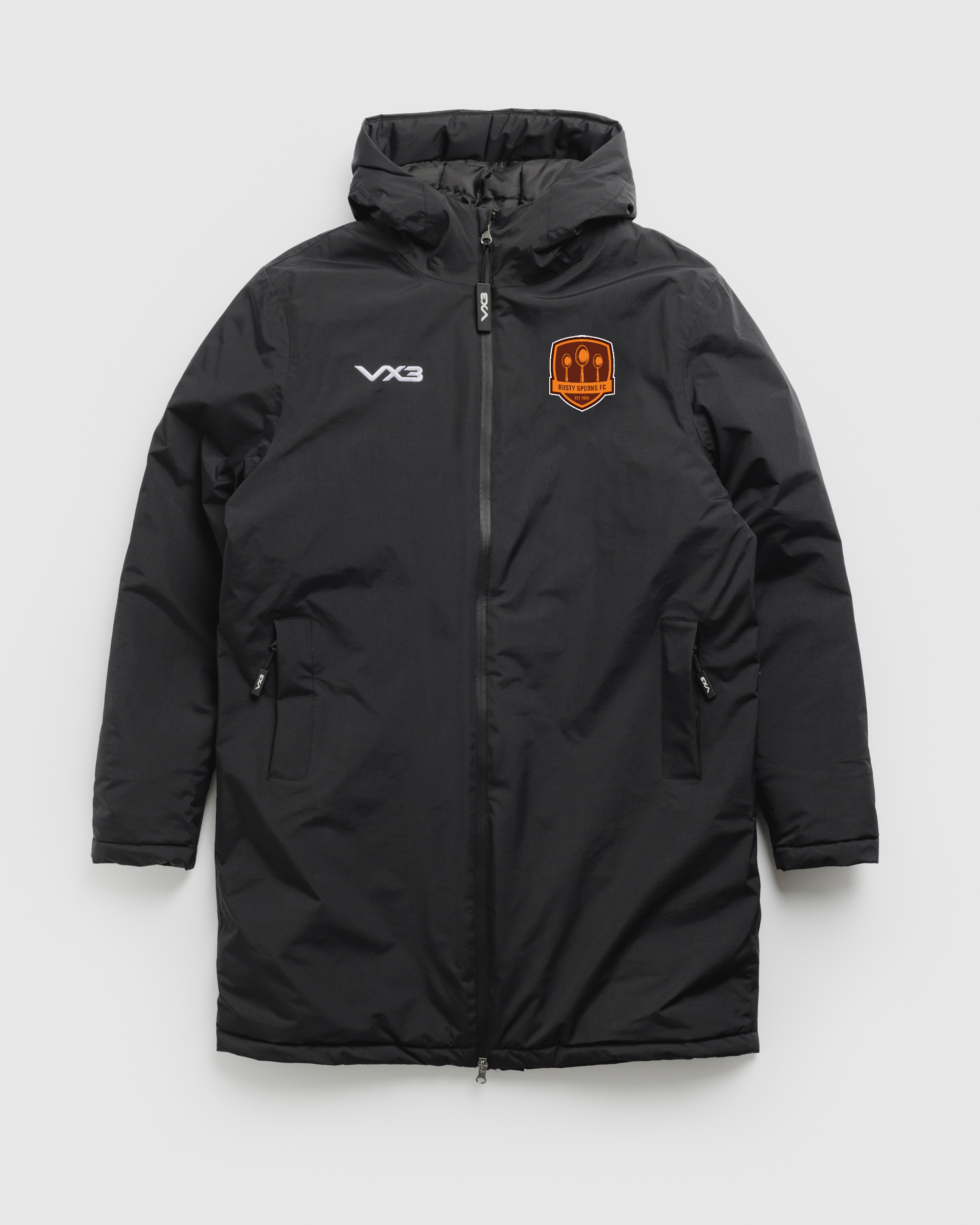 Rusty Spoons FC Nero Managers Jacket