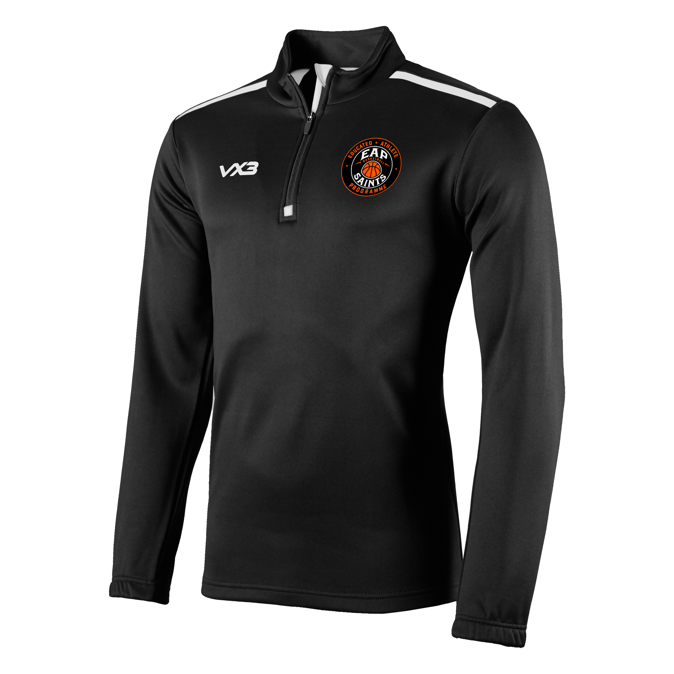 Saints Basketball Educated Athlete Programme Fortis Youth Quarter Zip Sweat