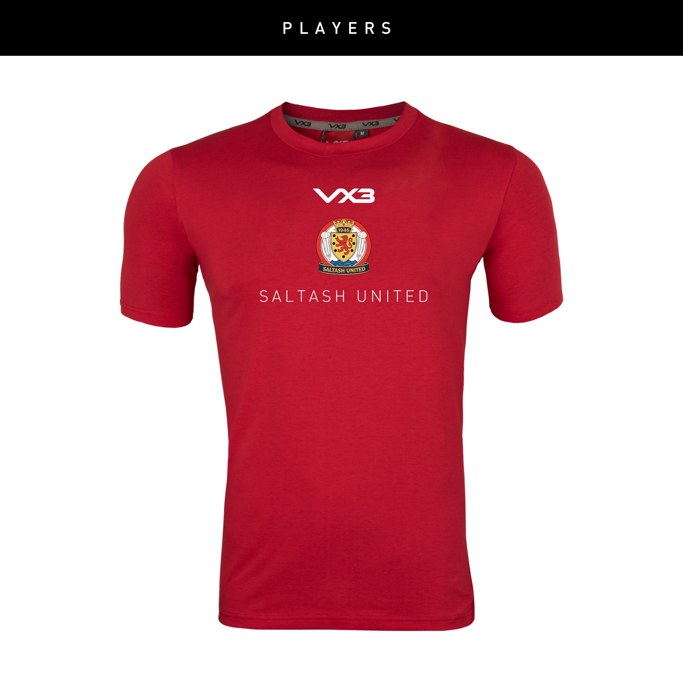 Saltash United SNR Red Invicta Club Tee Players