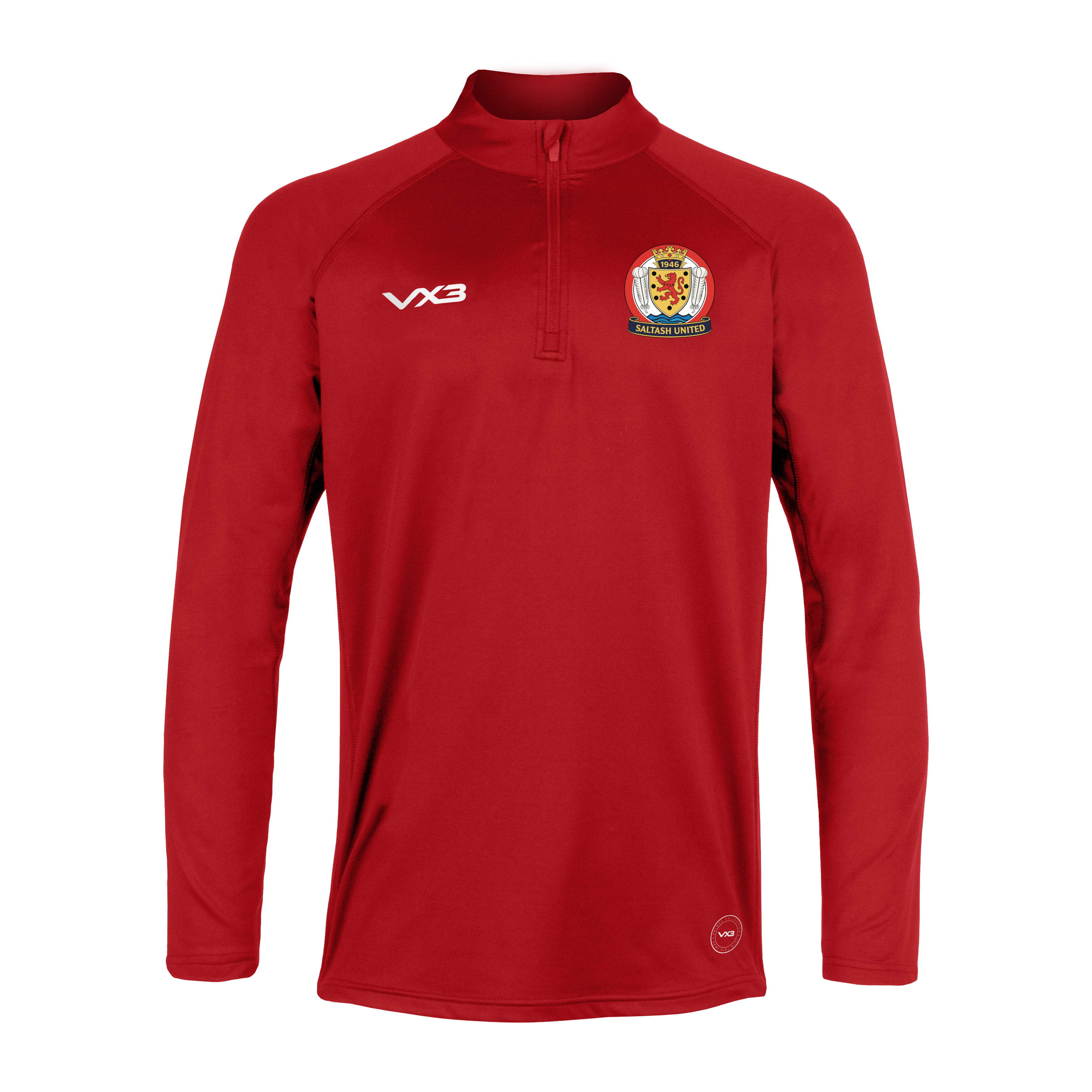 Saltash United SNR Red Primus Quarter Zip