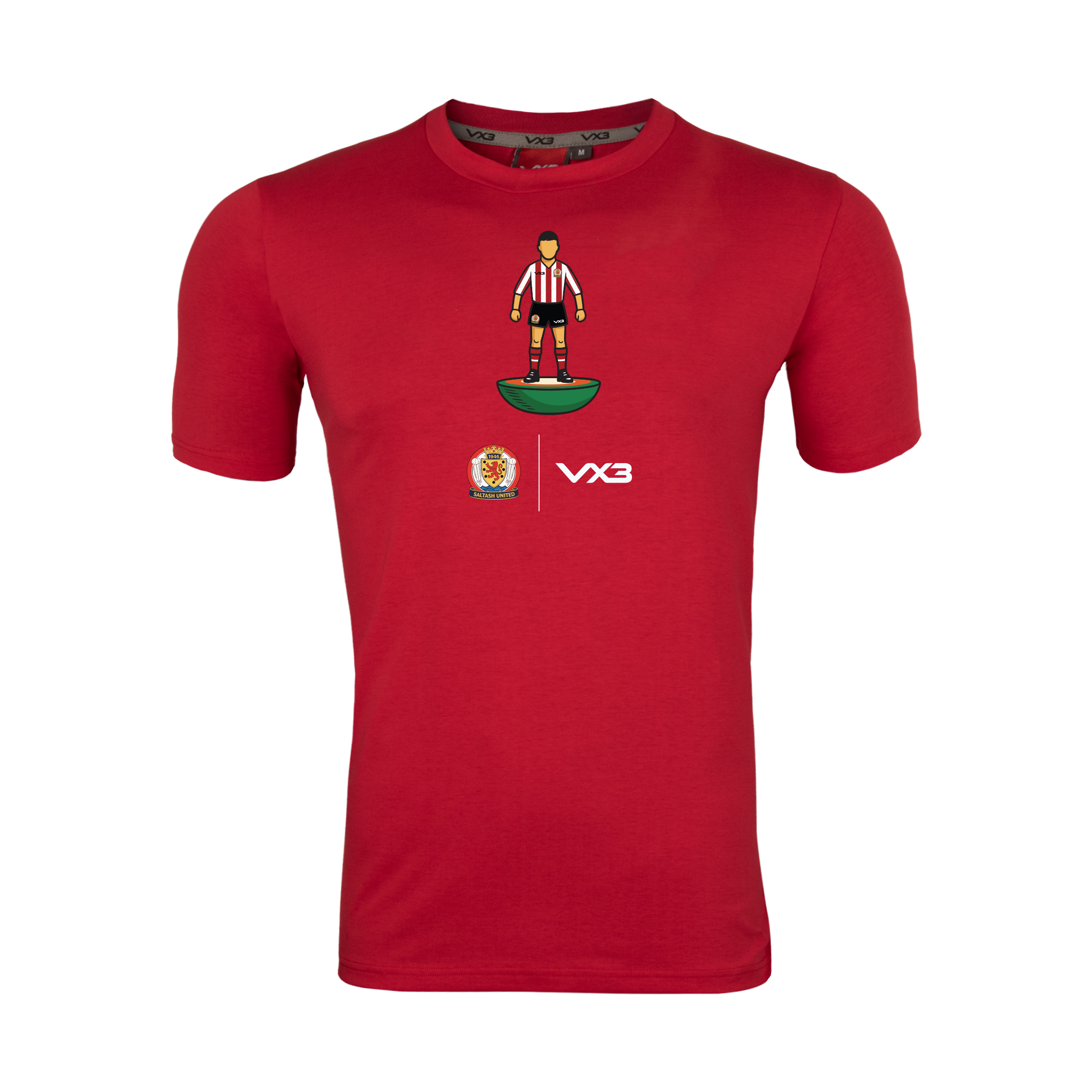 Saltash United SNR Red Invicta Club Tee - PLAYERS