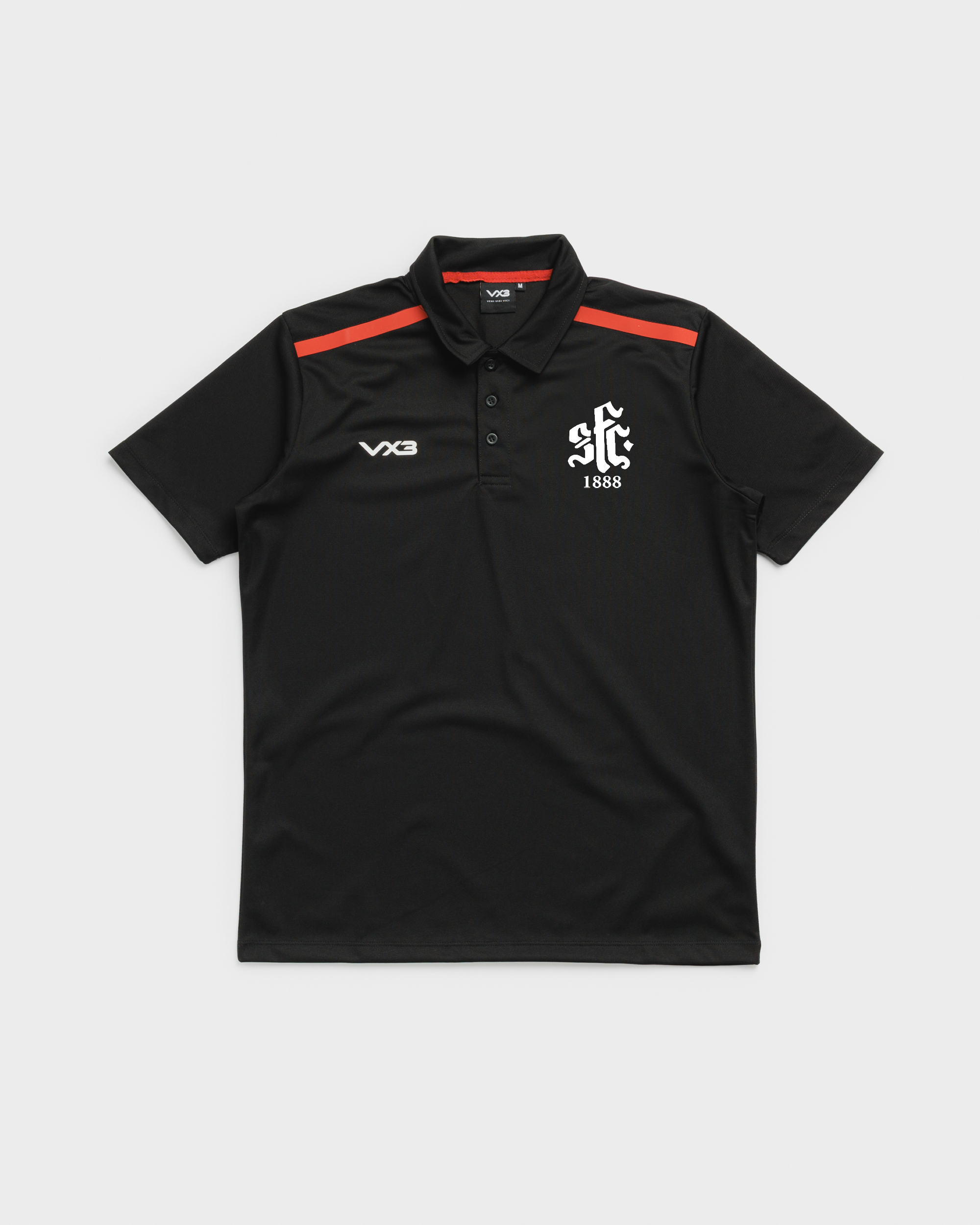 Shaftesbury FC Black Fortis Polo