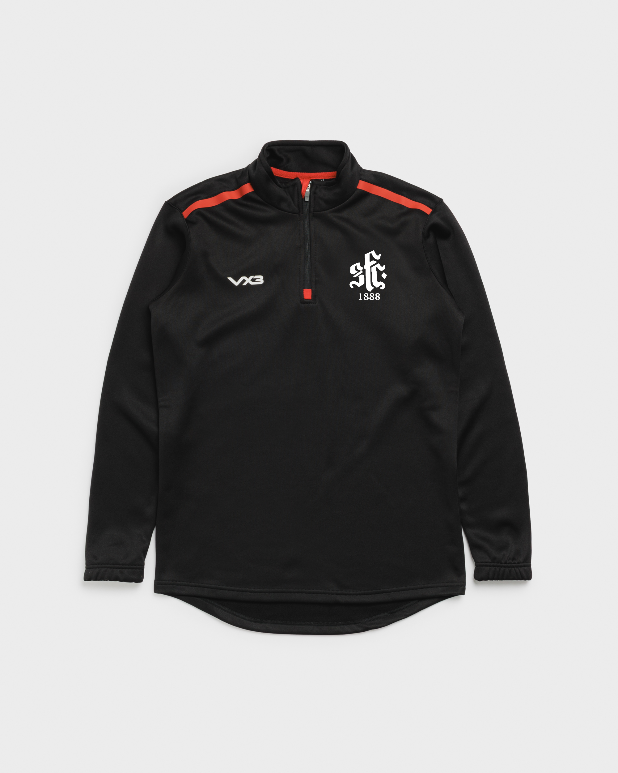 Shaftesbury FC Black Fortis Quarter Zip Sweat