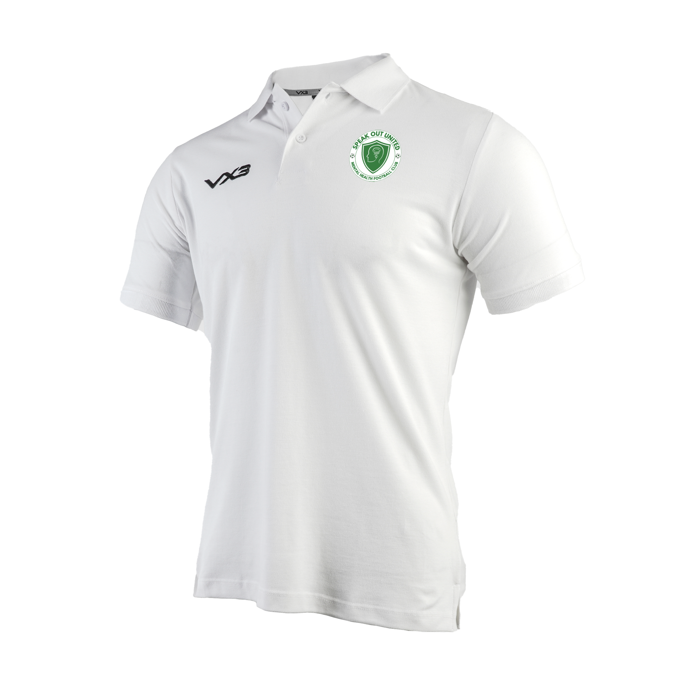 Speak Out United Primus Polo Shirt White