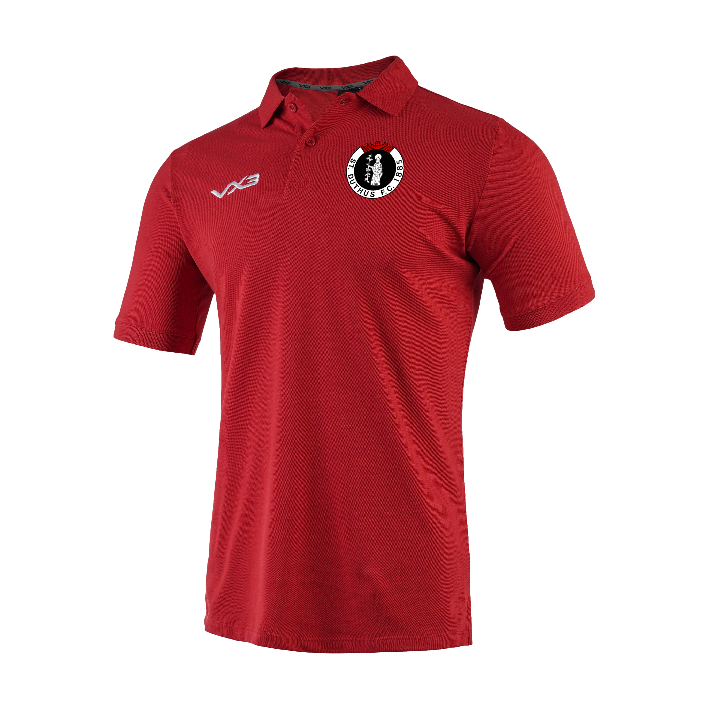 St Duthus FC Red Primus Polo Shirt