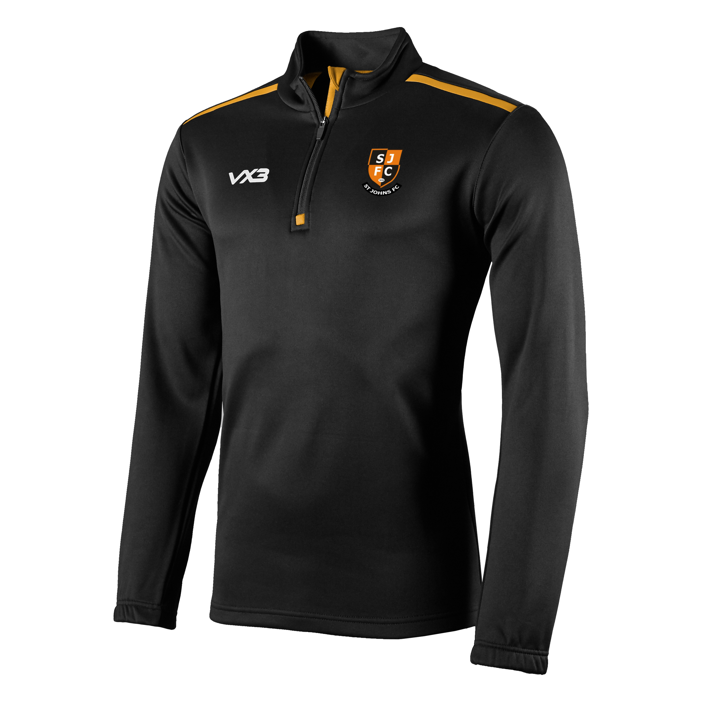 St Johns FC Fortis Youth Quarter Zip Sweat