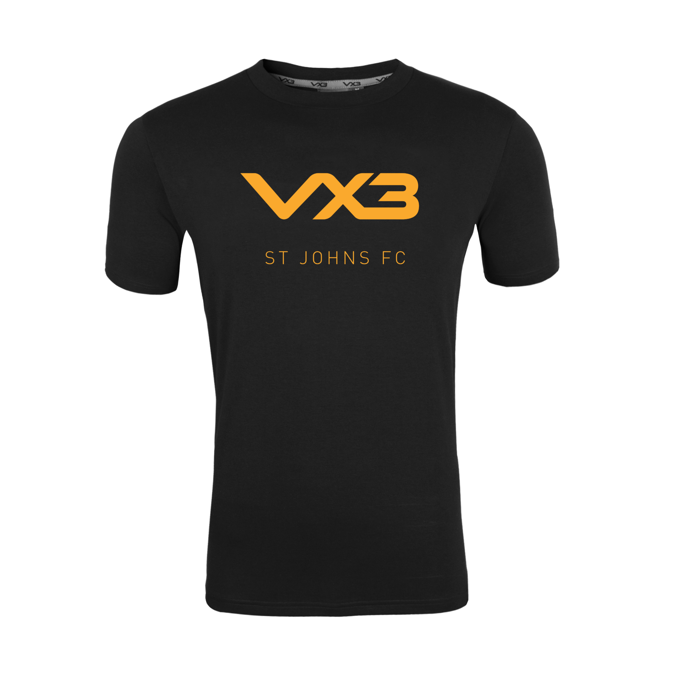 St Johns FC Black Invicta Club Tee