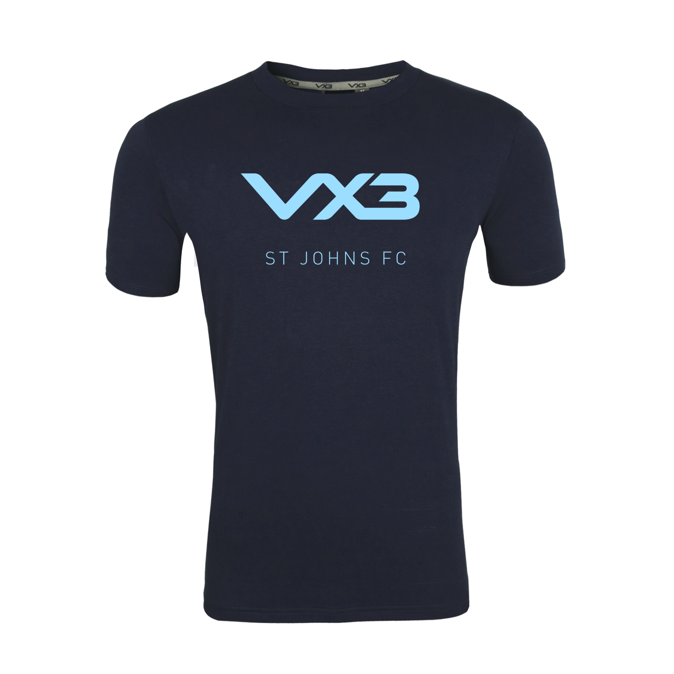St Johns FC Navy Invicta Club Tee