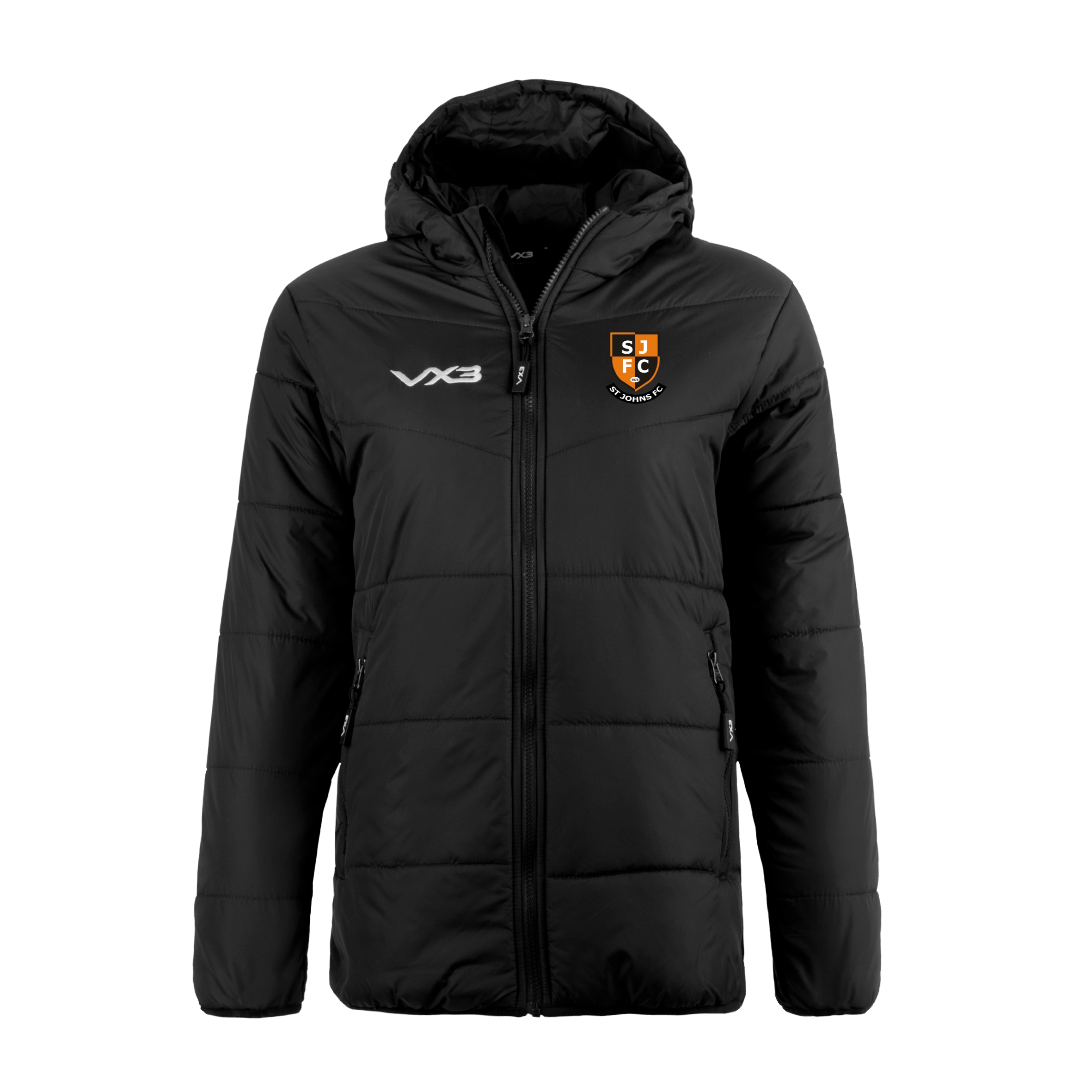 St Johns FC Lorica Quilted Jacket Ladies