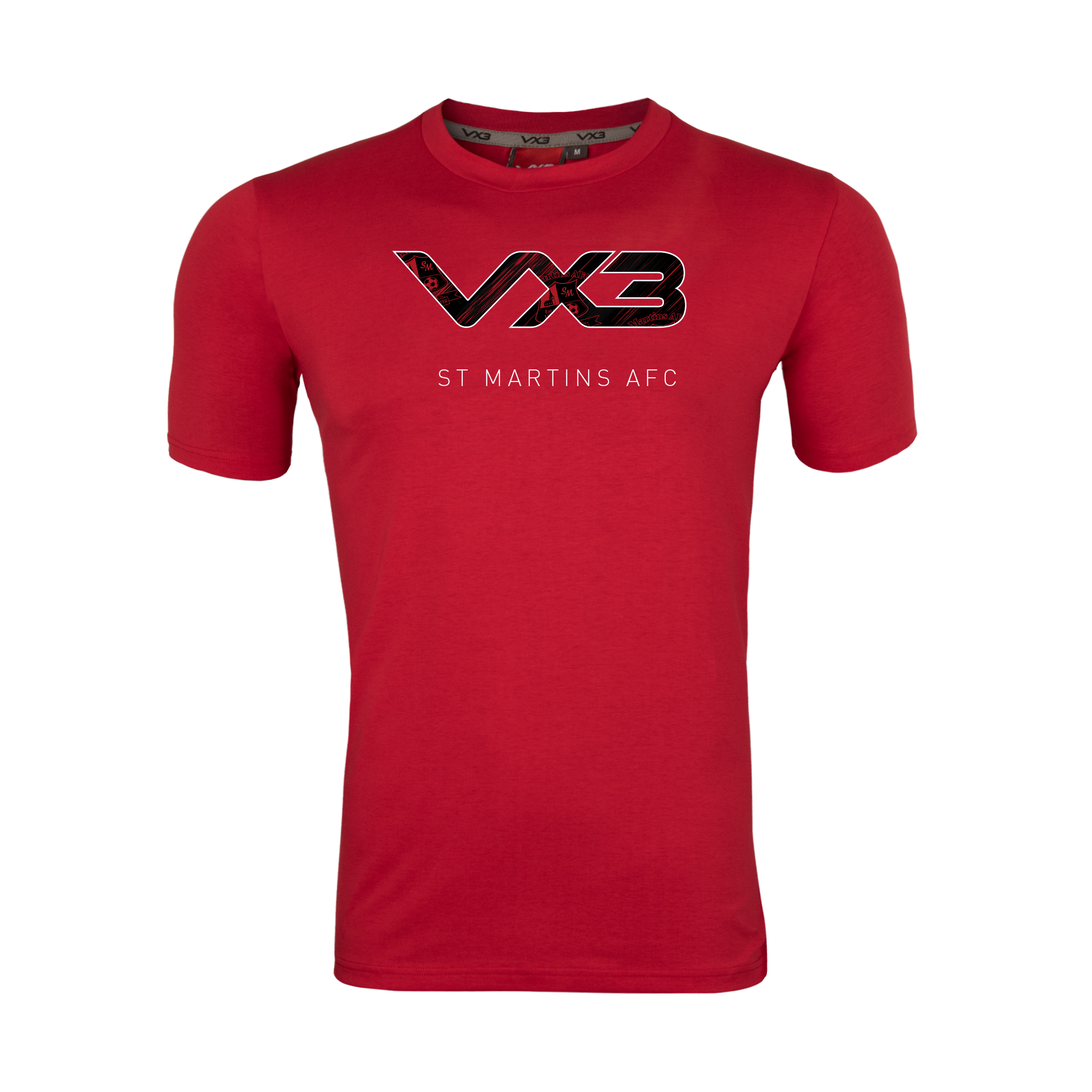 St Martins FC Red Invicta Club Tee