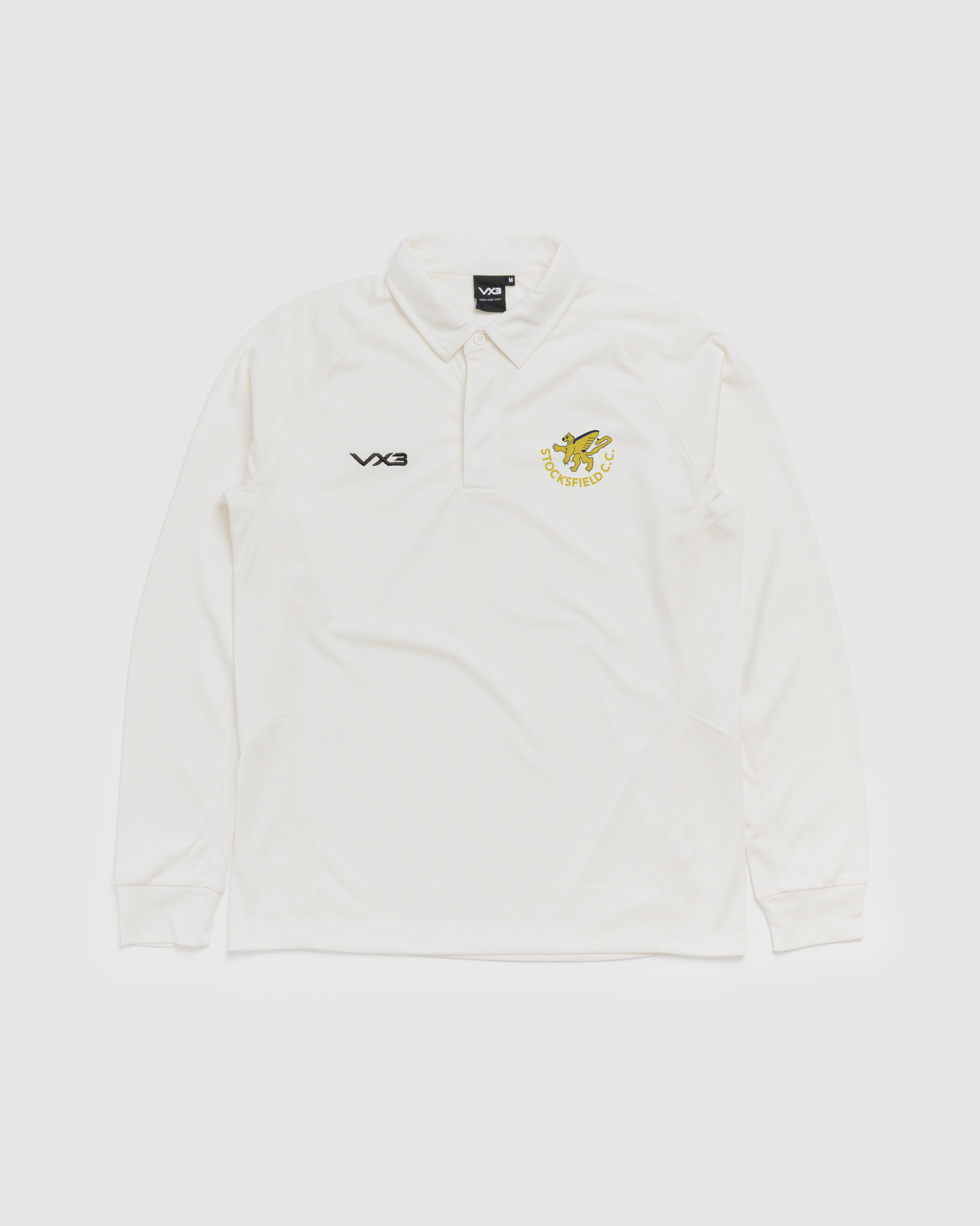 Stocksfield Cricket Club Cricket Whites Long Sleeve Shirt