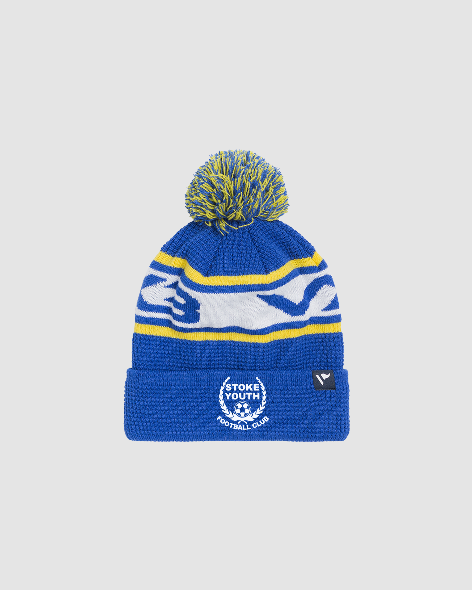 Stoke Youth FC Waffle Knit Bobble Hat -