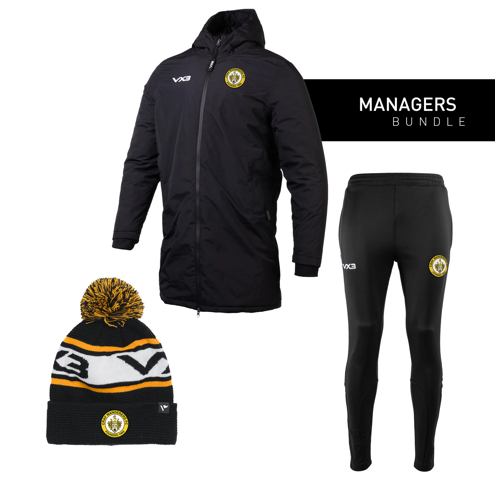 Cray Wanderers FC Managers Bundle