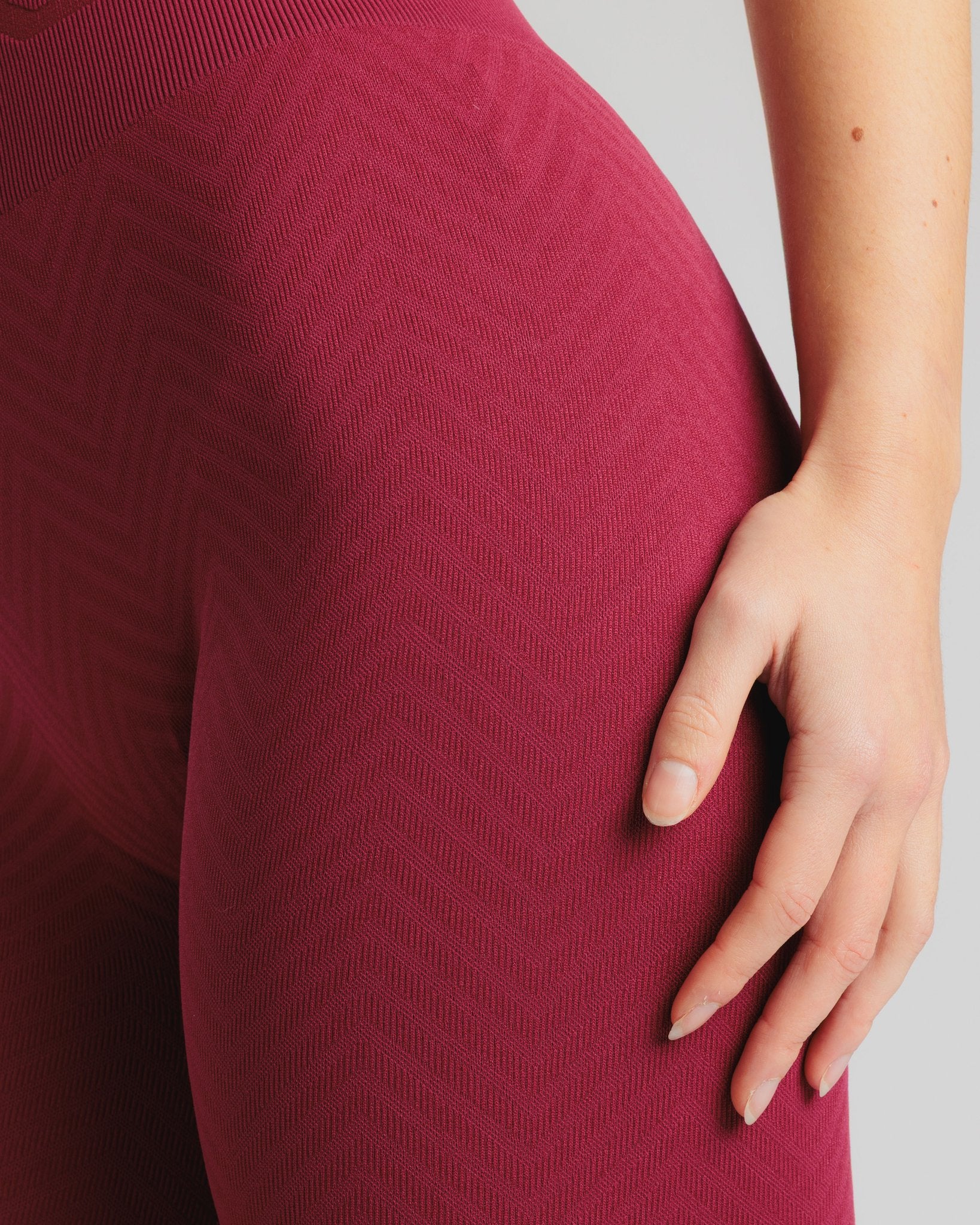 Spira Seamless Bra and Cycling Short Set Wine