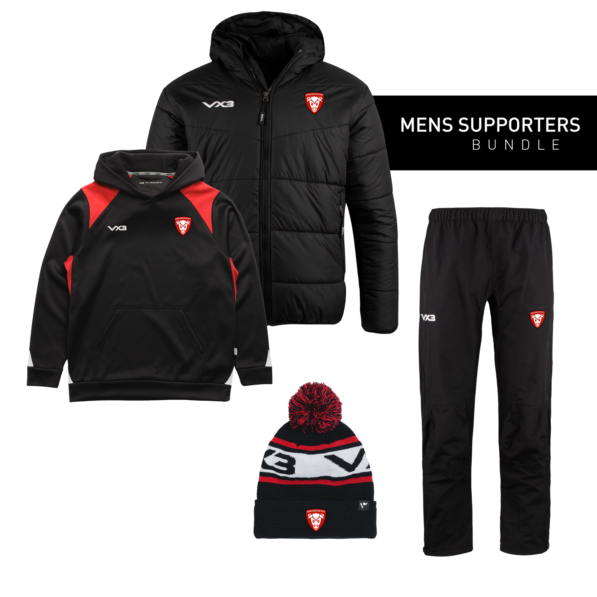 Darlington RFC Men's Supporters Bundle