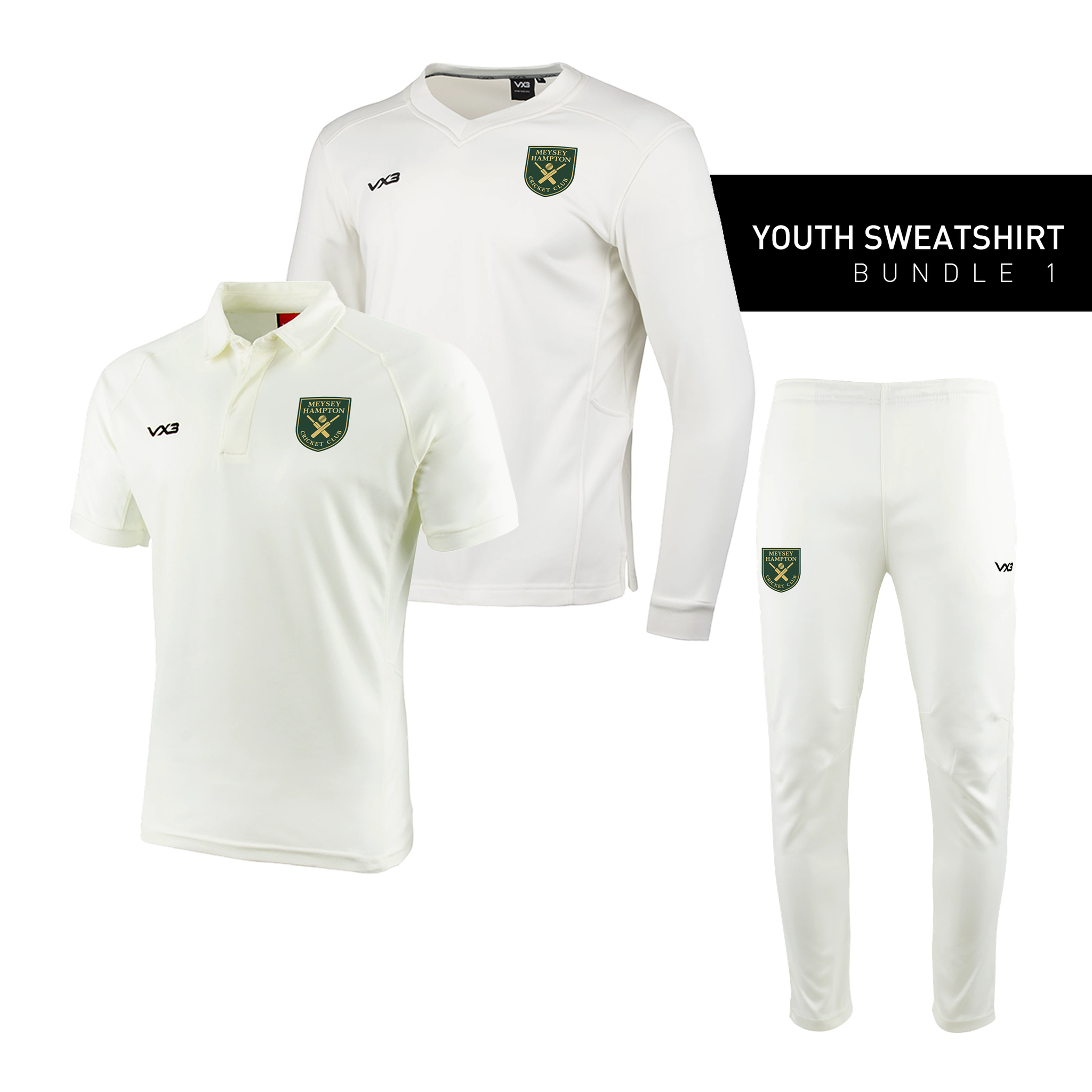Meysey Hampton Cricket Club Youth Sweatshirt Bundle 1