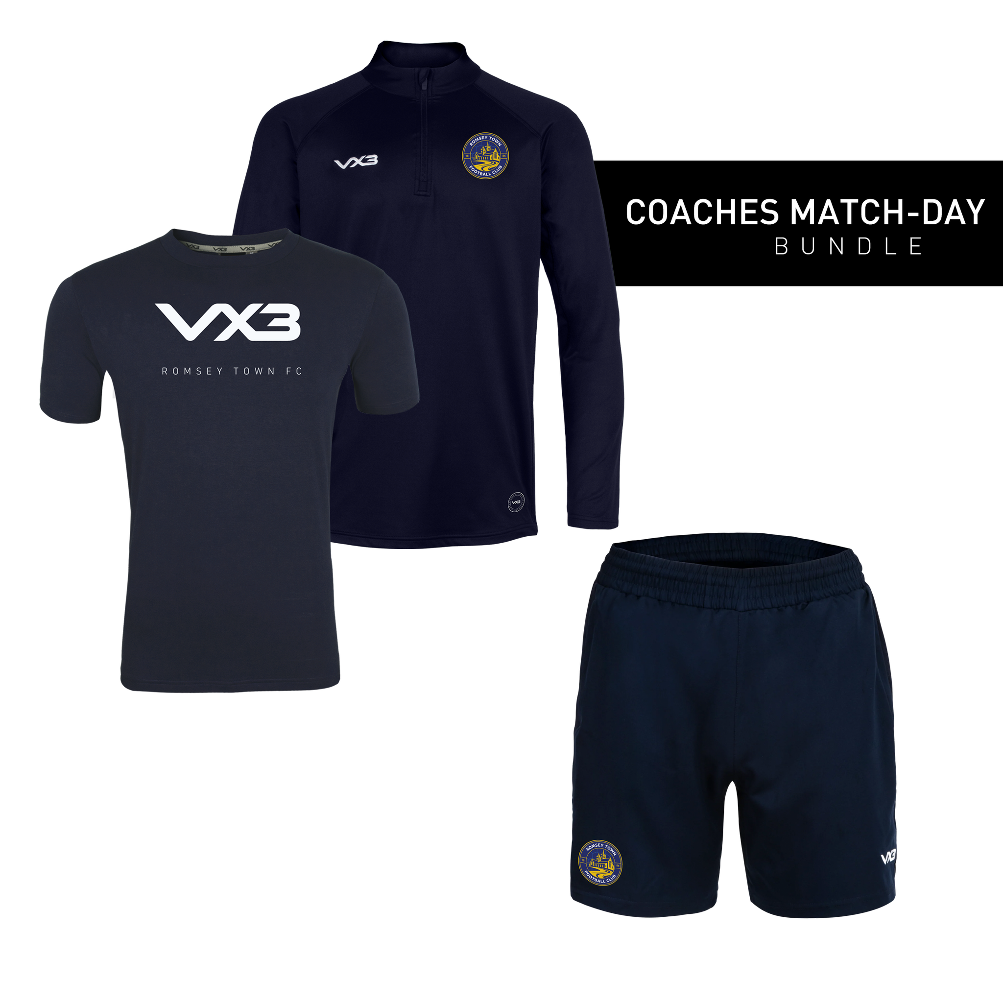 Romsey Town FC Coaches Match-Day Bundle