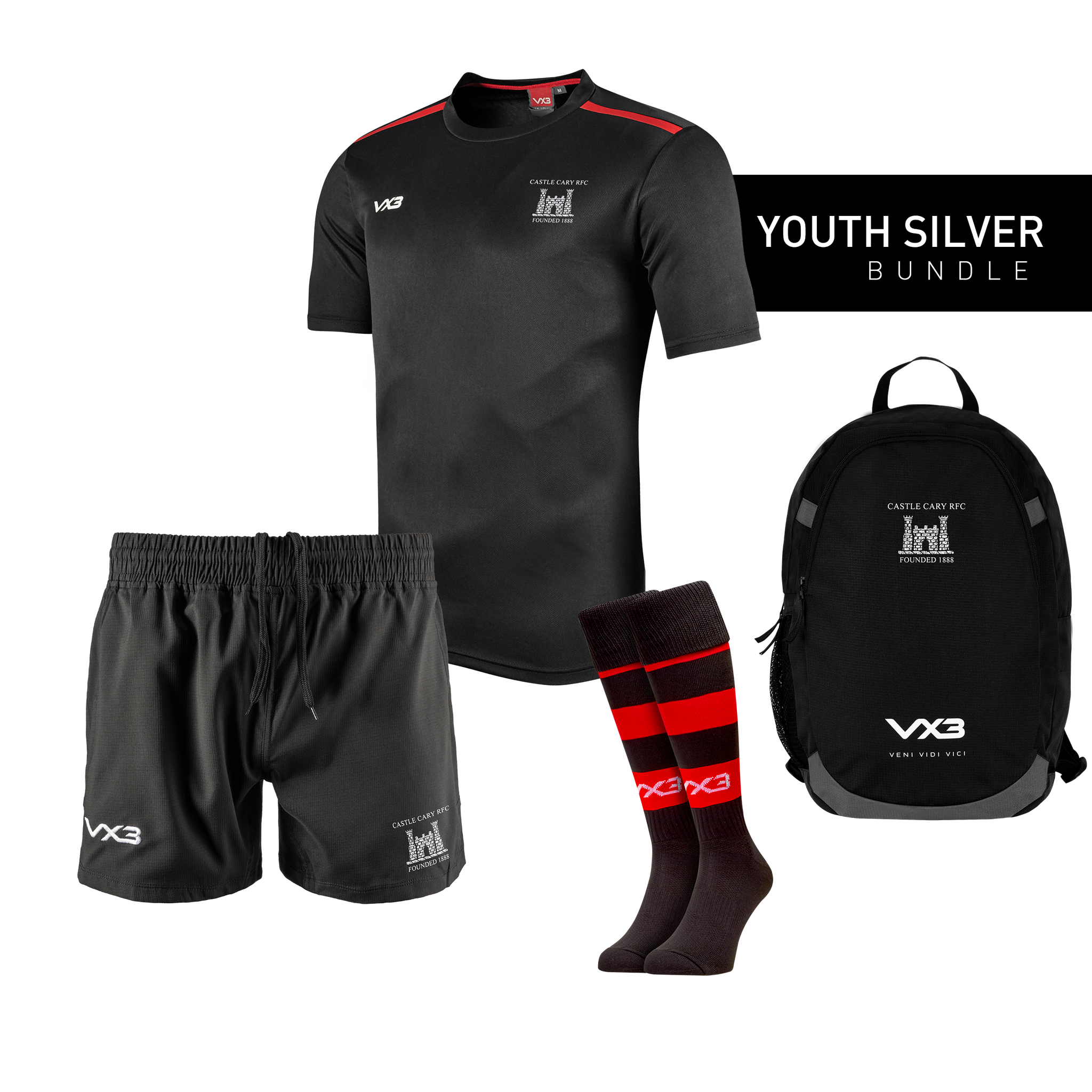 Castle Cary RFC Youth Silver Bundle – VX3