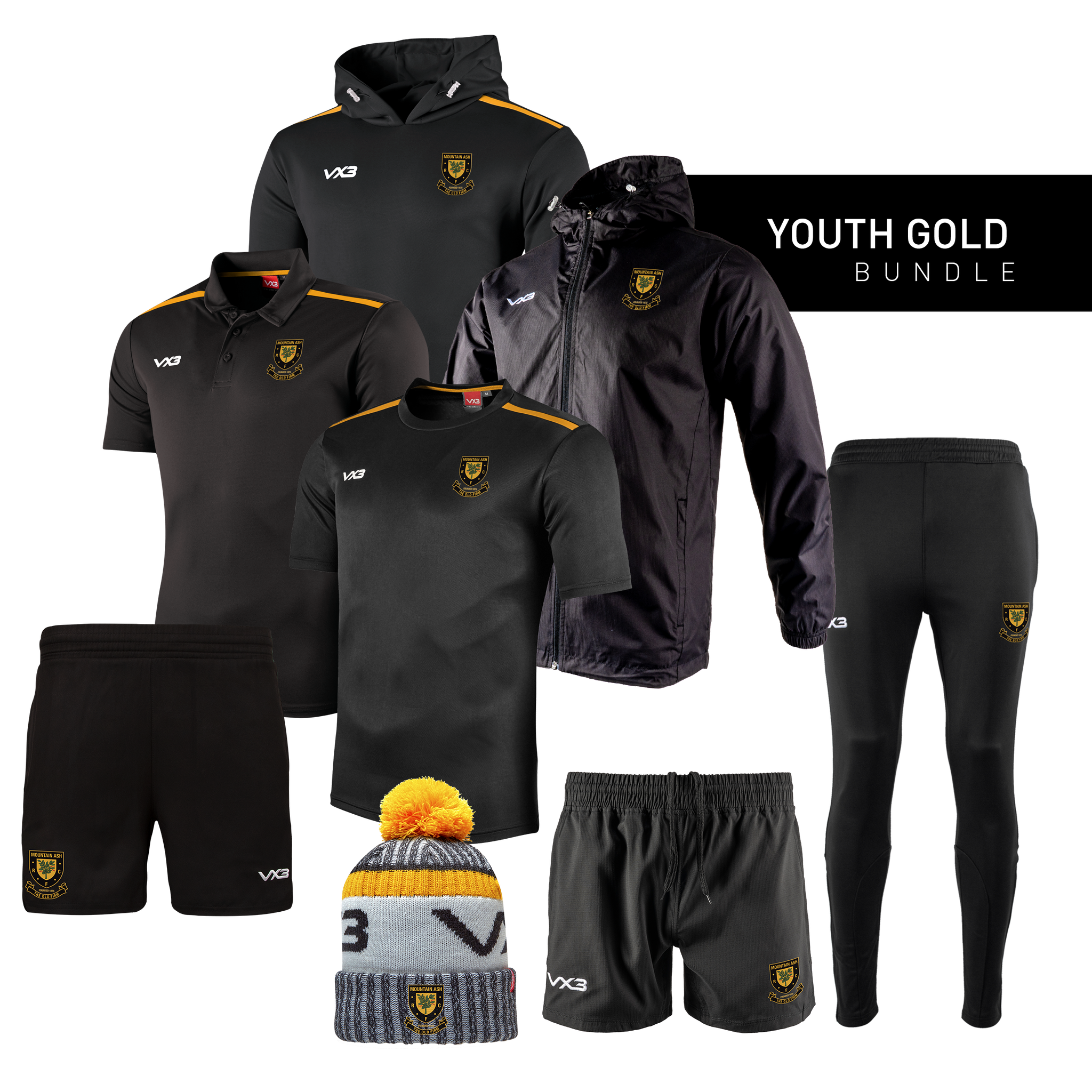 Mountain Ash RFC Youth Gold Bundle
