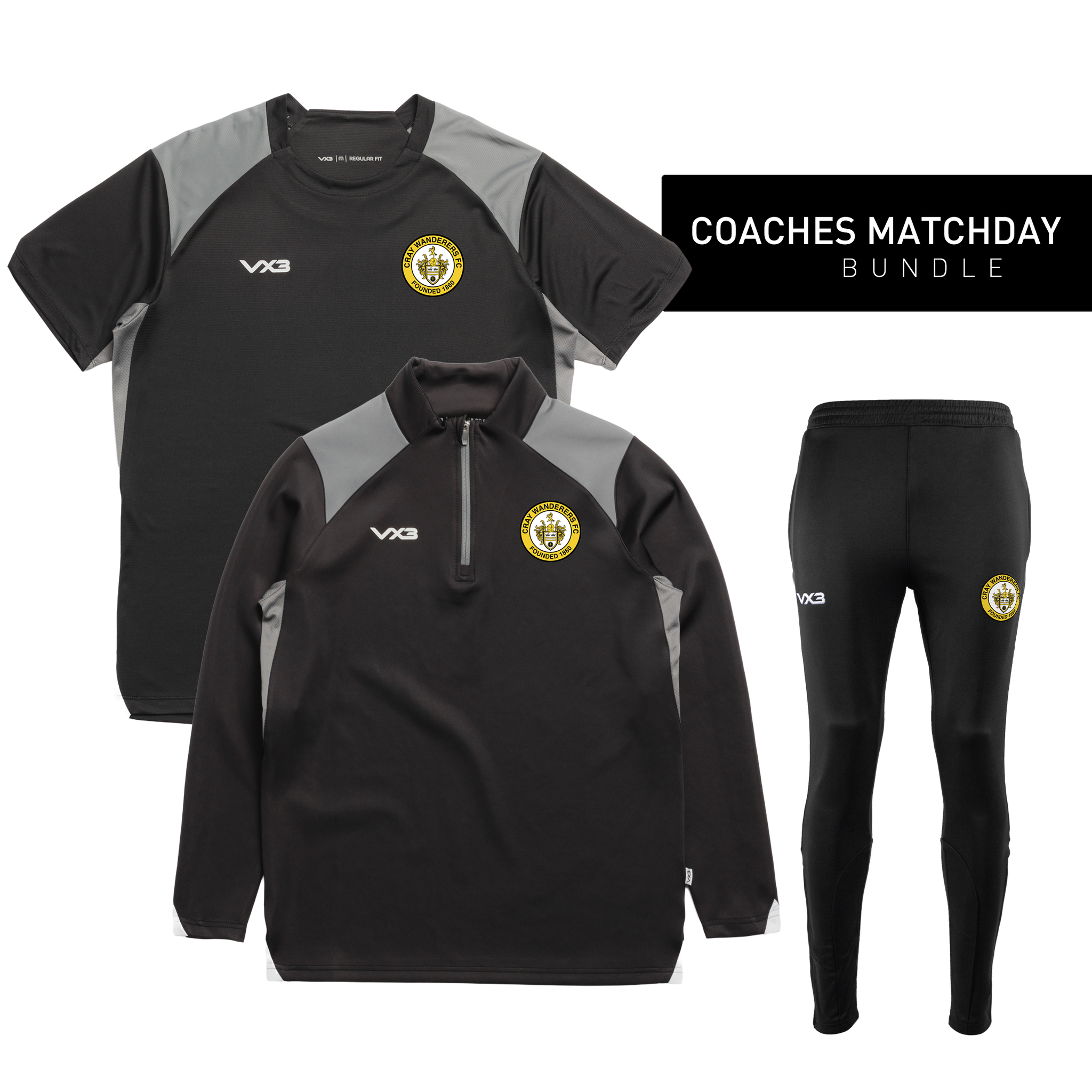 Cray Wanderers FC - Coaches Matchday Bundle