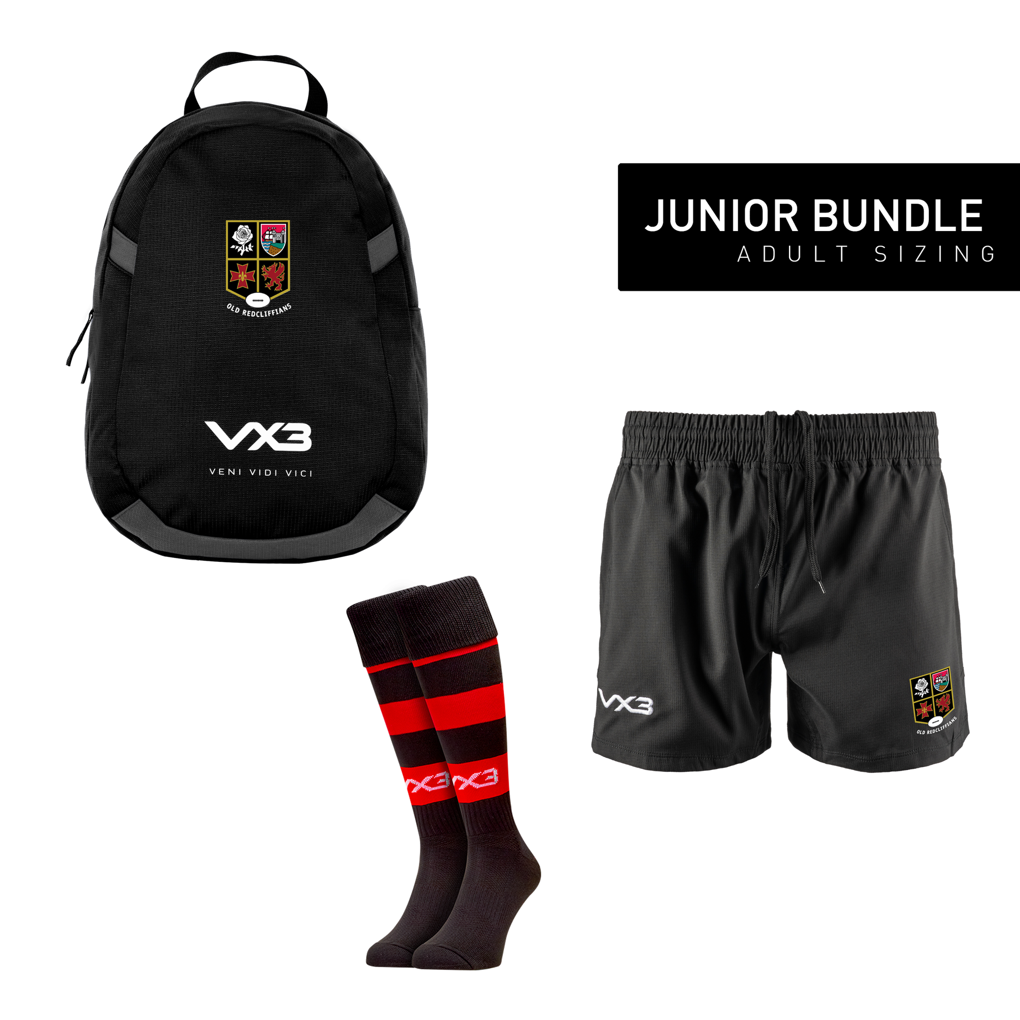 Old Redcliffians RFC Junior Bundle - Adults Sizing