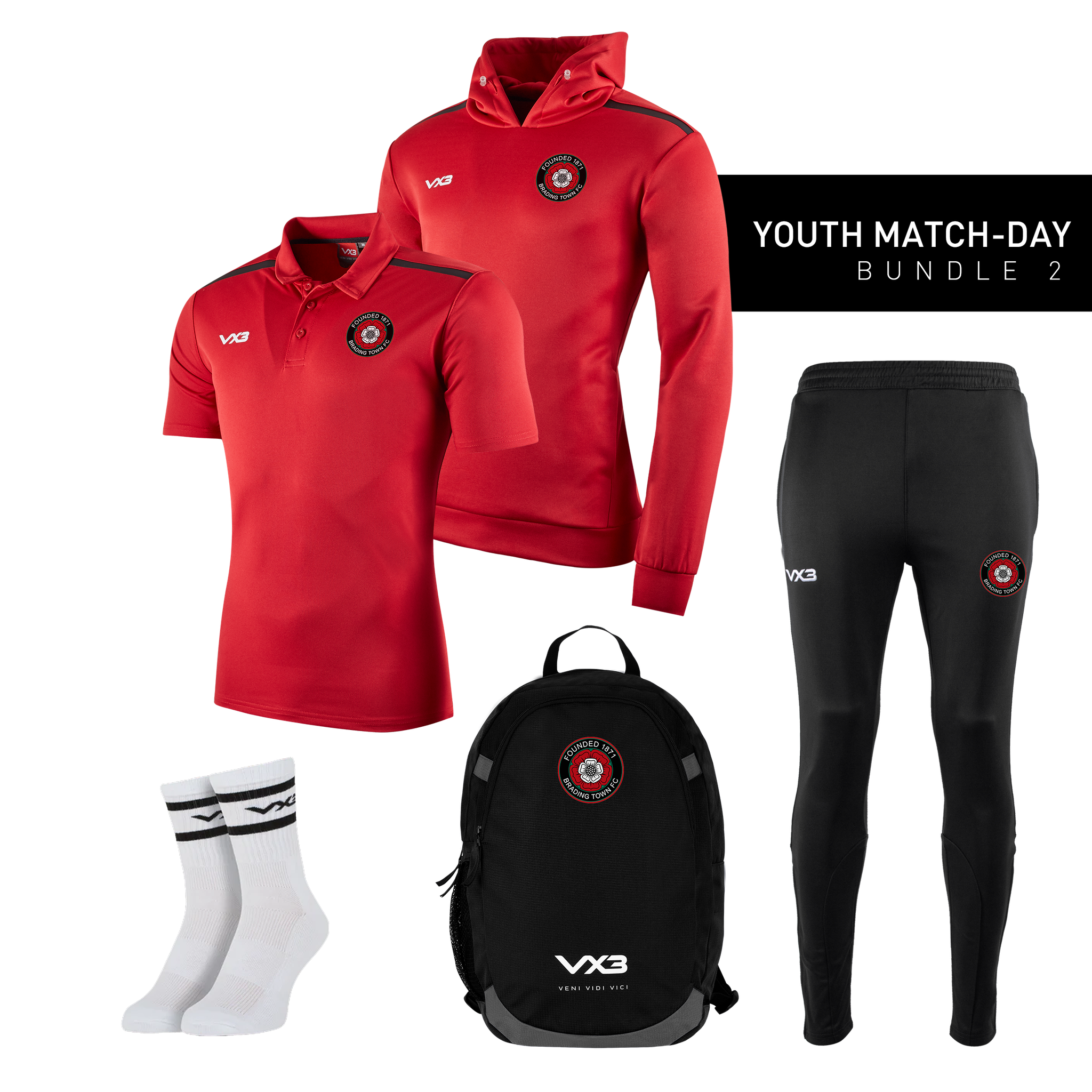 Brading Town FC Youth Match-Day Bundle 2