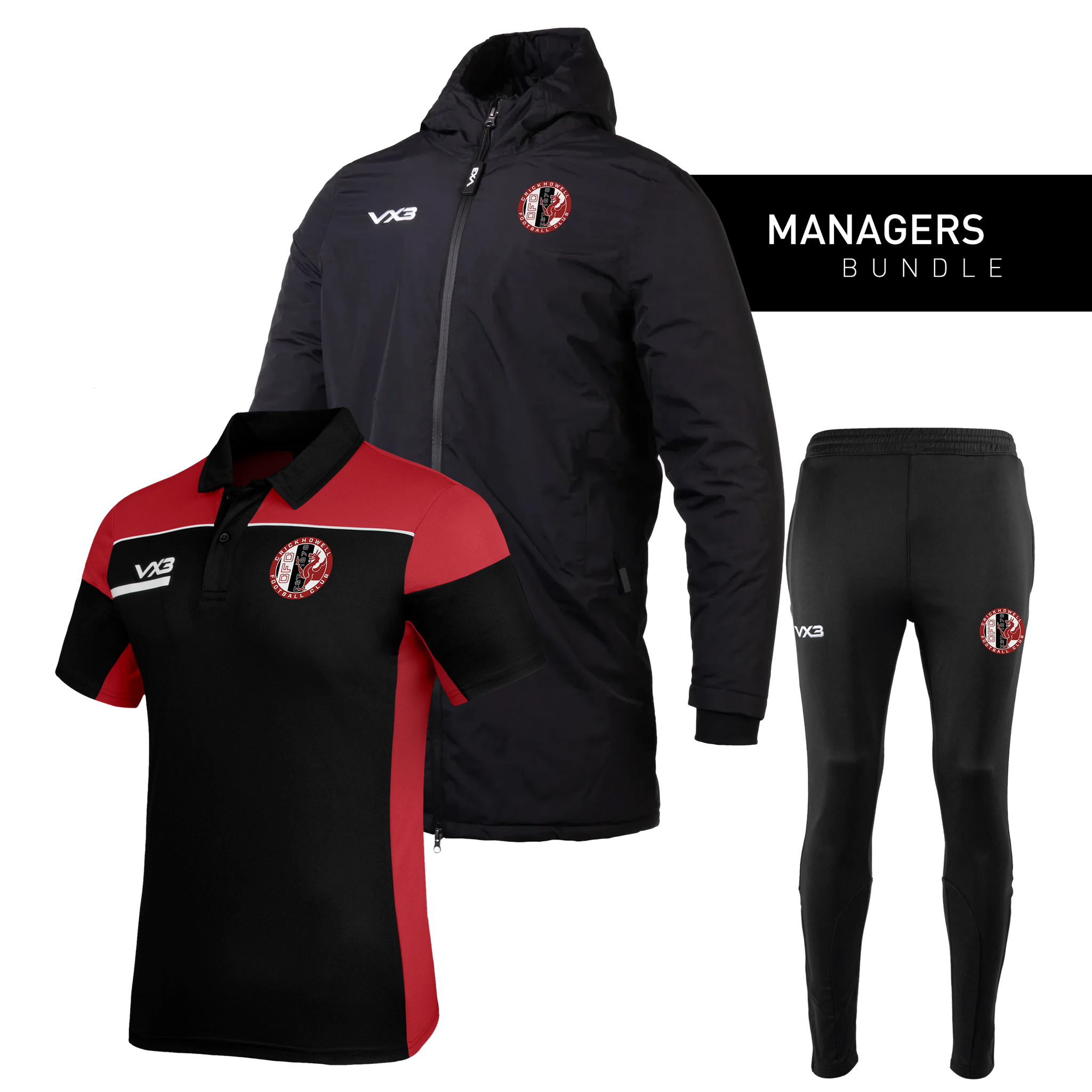 Crickhowell FC - Managers Bundle