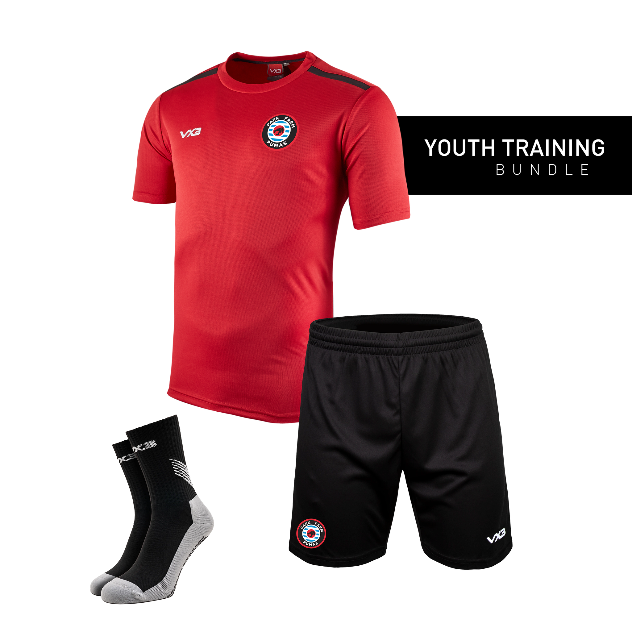 Park Farm Pumas FC Youth Training Bundle