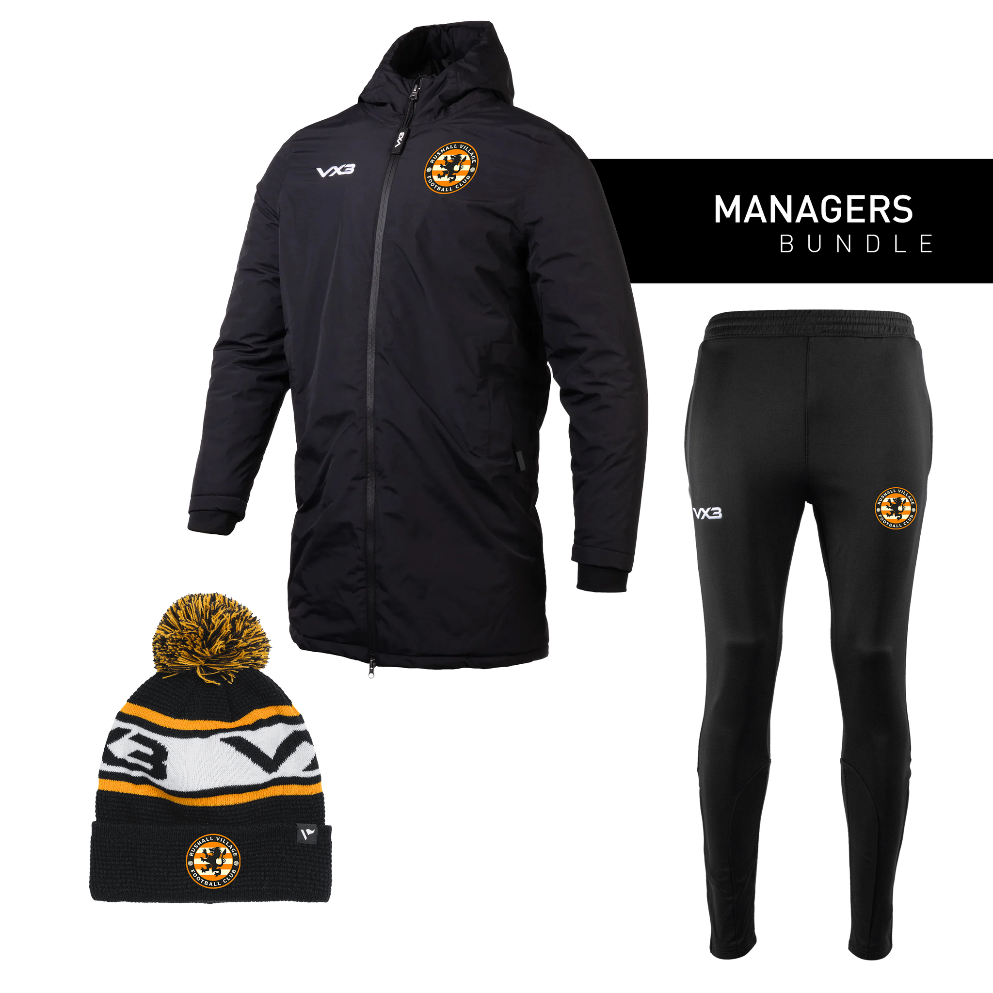 Rushall Village FC - Managers Bundle