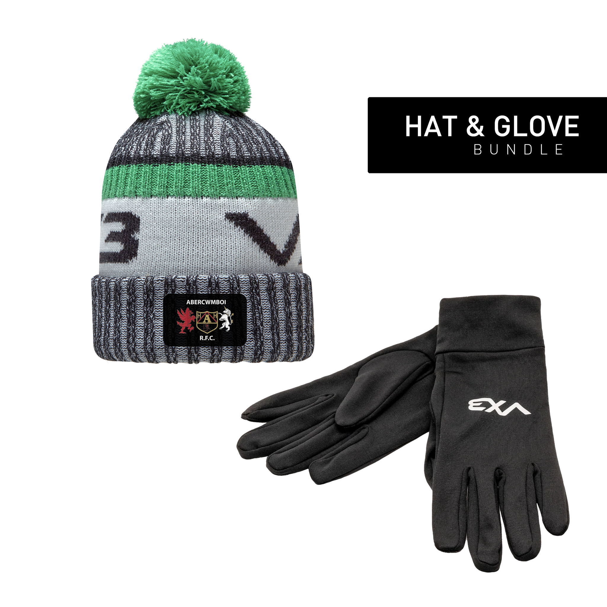Abercwmboi RFC Hat & Glove Bundle