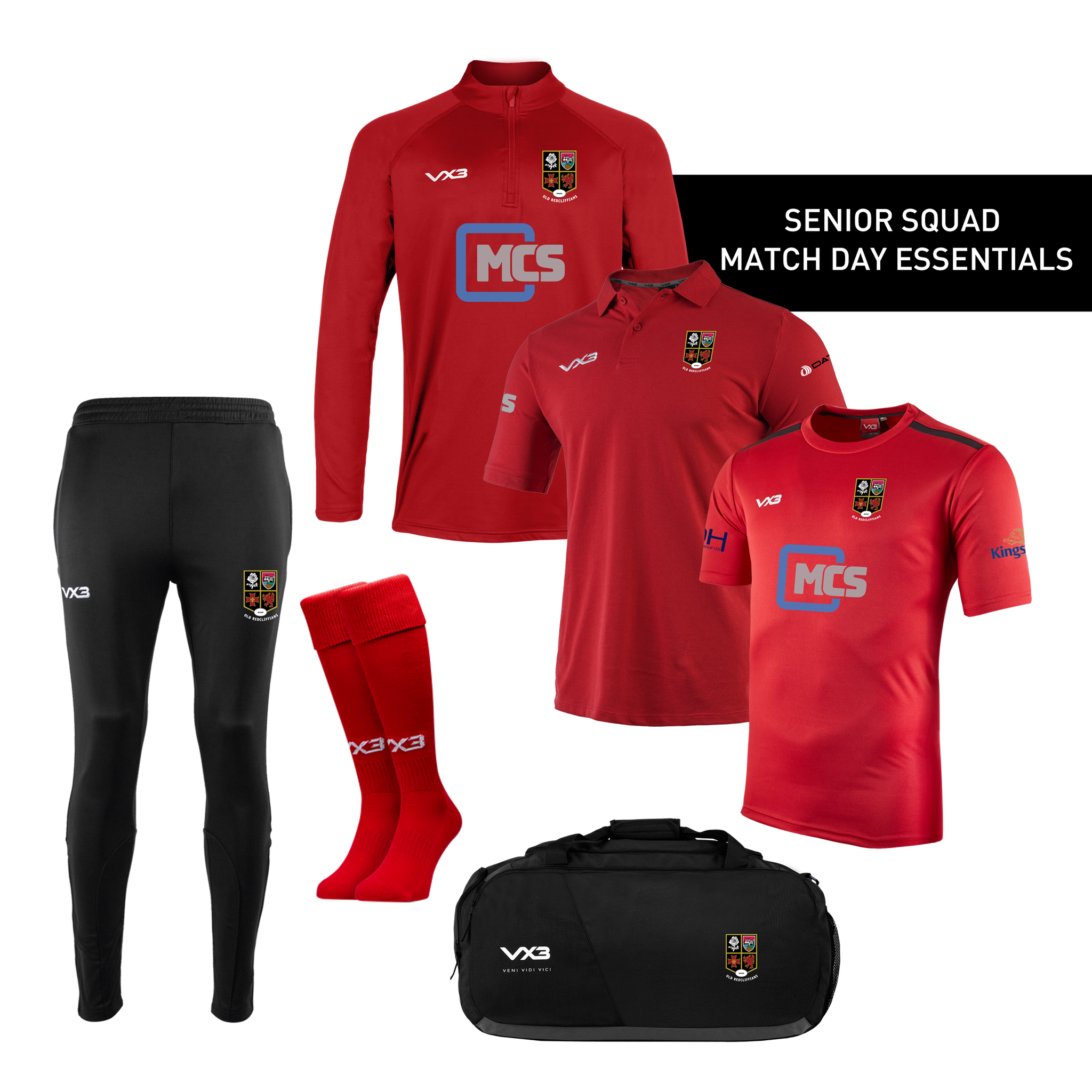 Old Redcliffians RFC Senior Squad Match Day Essentials Bundle