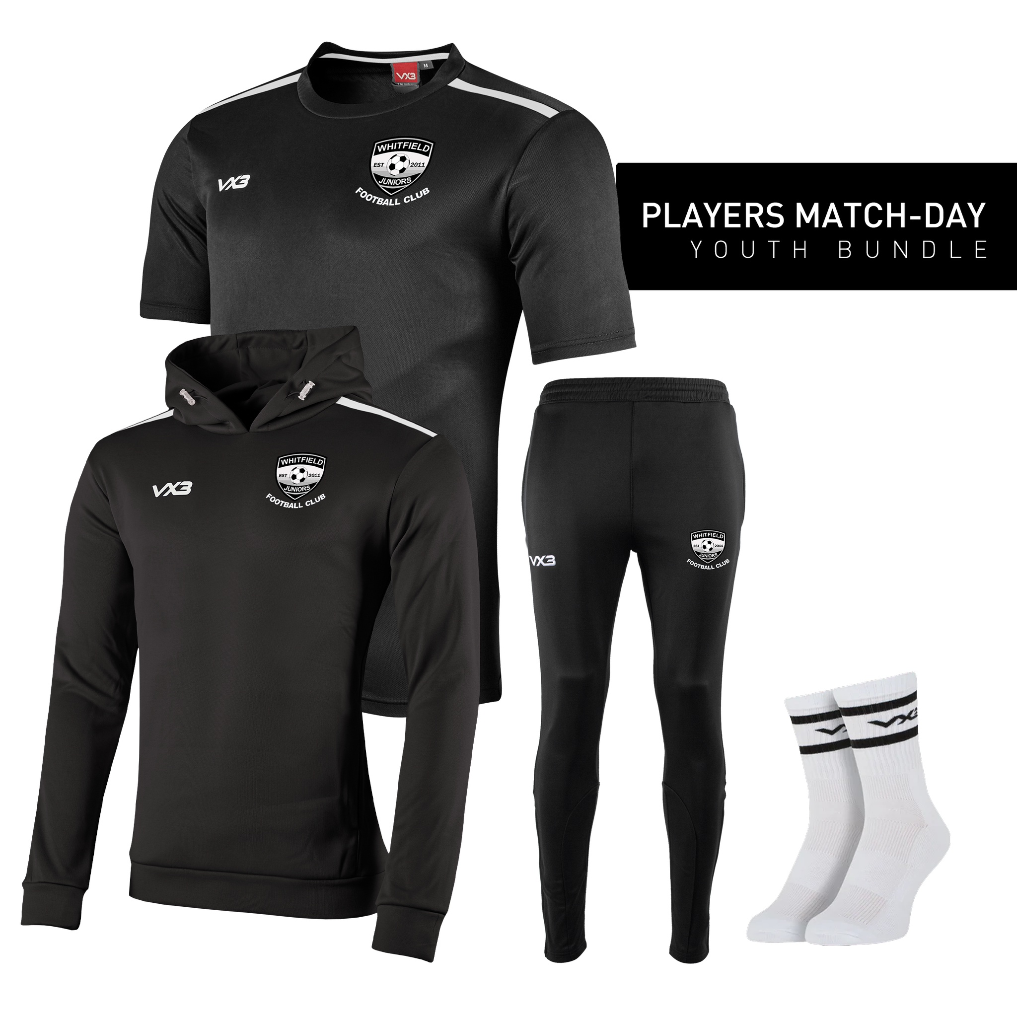 Whitfield Juniors FC - Players Youth Match-Day Bundle