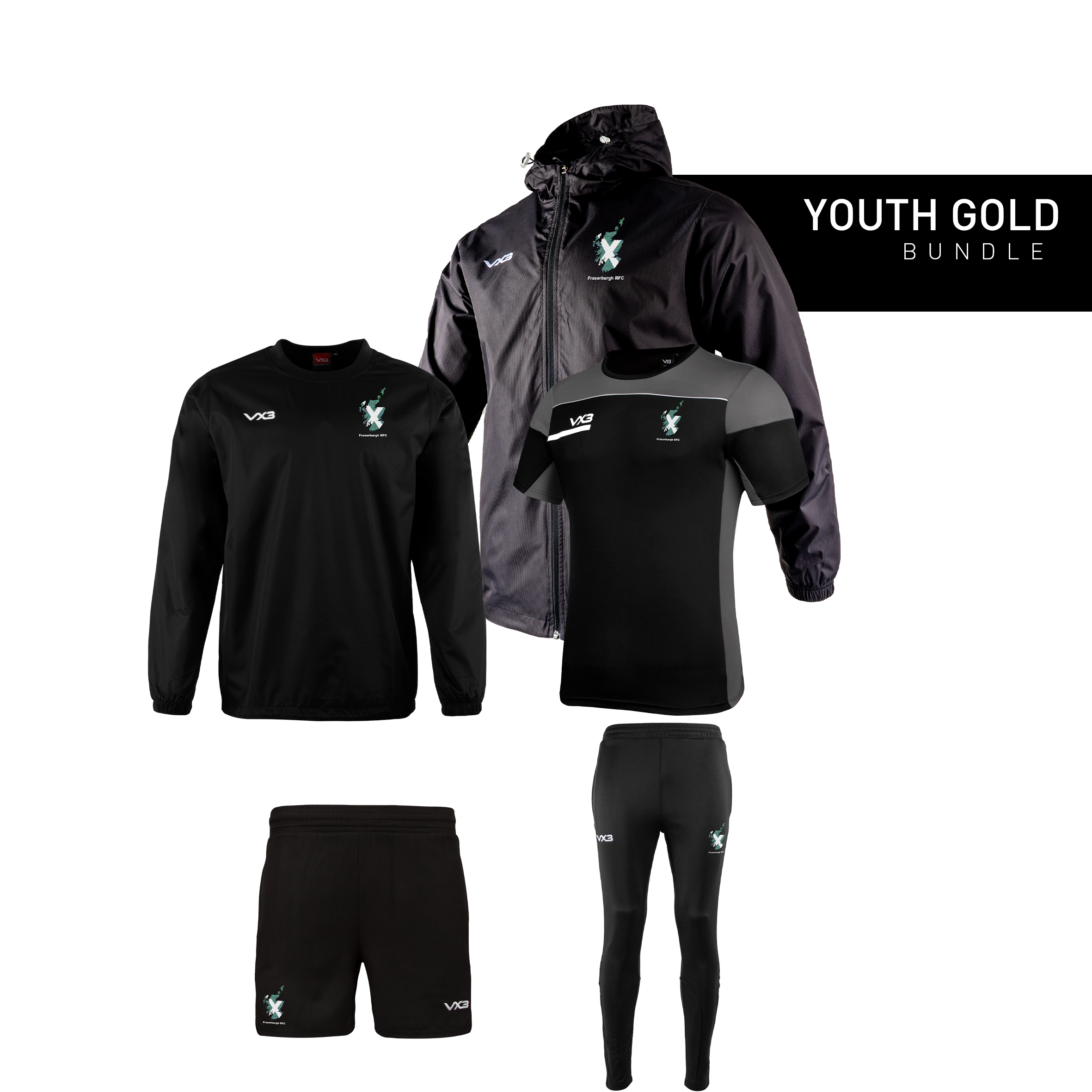 Fraserburgh Rugby Club Youth Gold Bundle