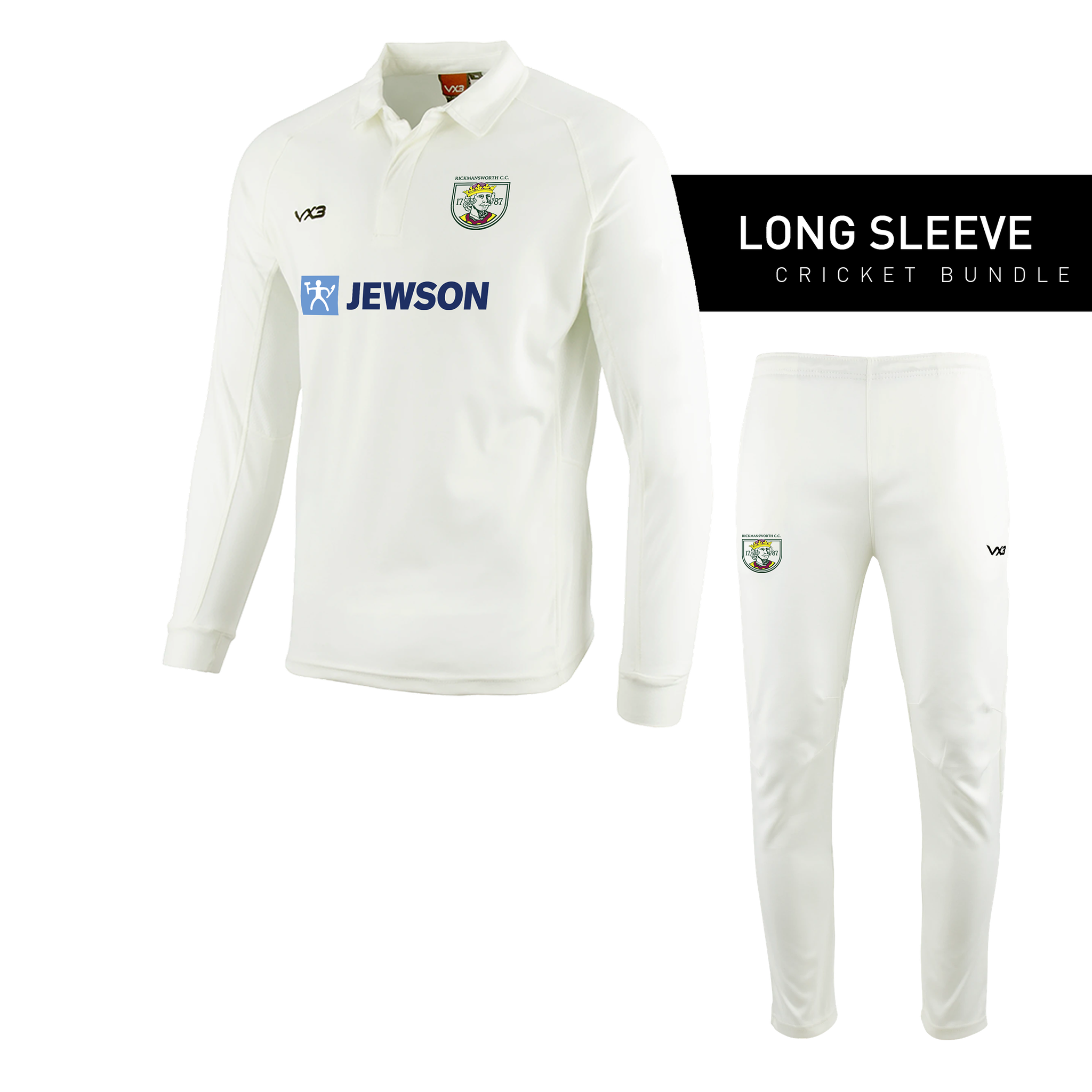 Rickmansworth Cricket Club Long Sleeve Cricket Bundle