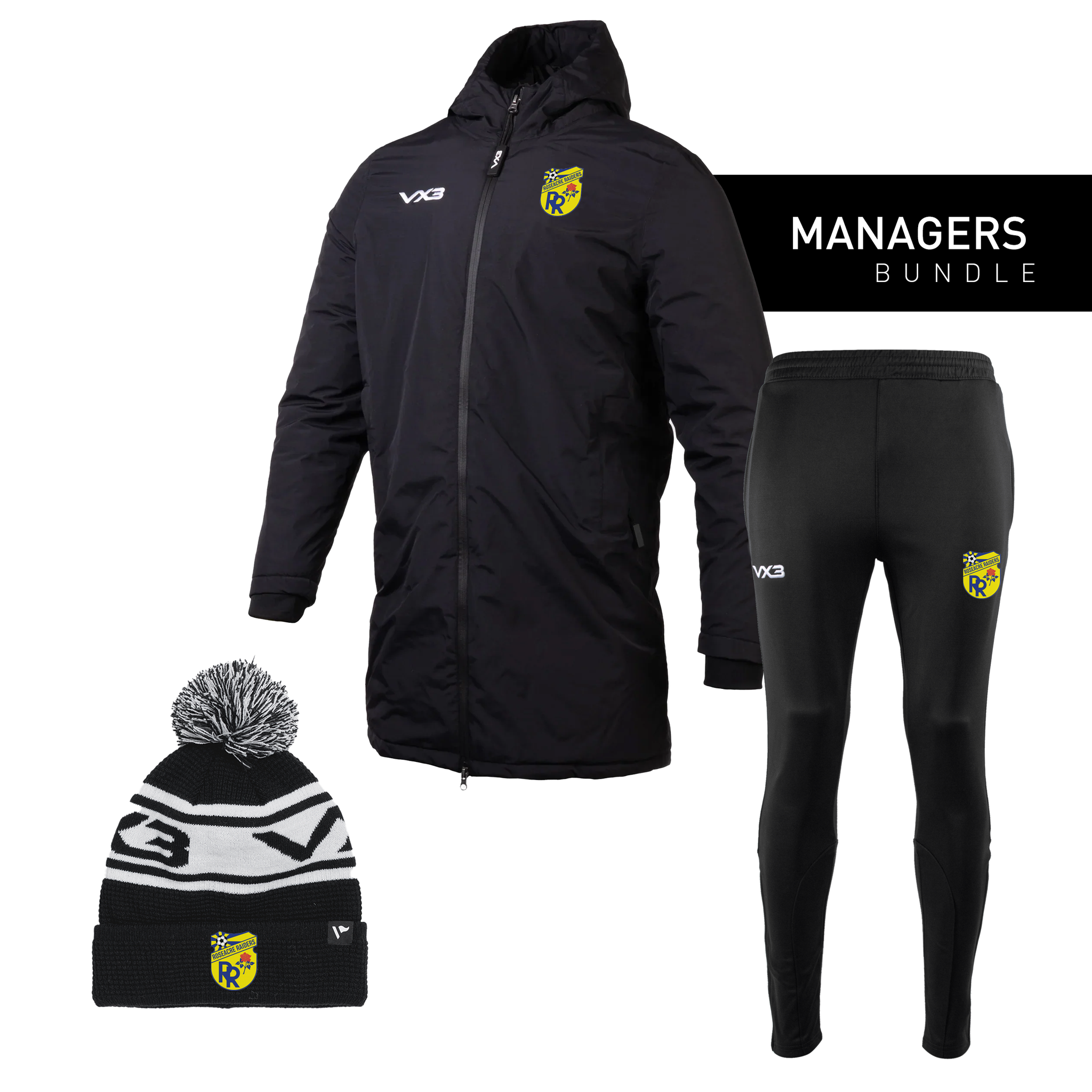 Roseacre Raiders FC Managers Bundle
