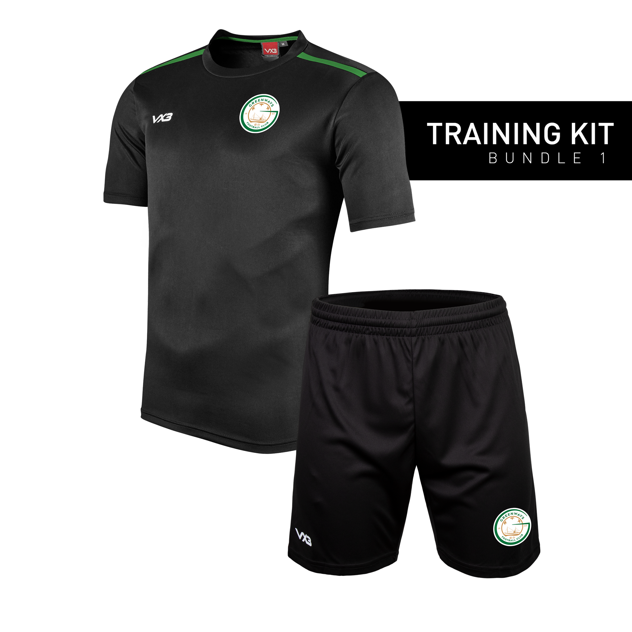 Greenways FC Players Training Kit Bundle 1