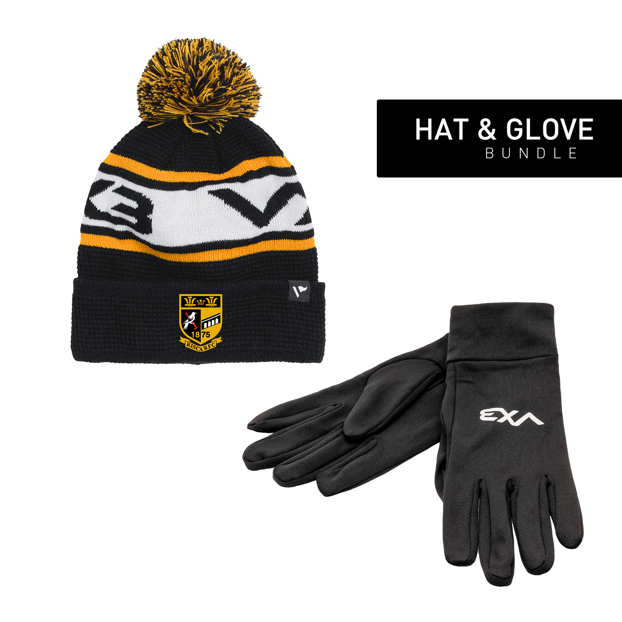 Risca RFC Hat & Glove Bundle