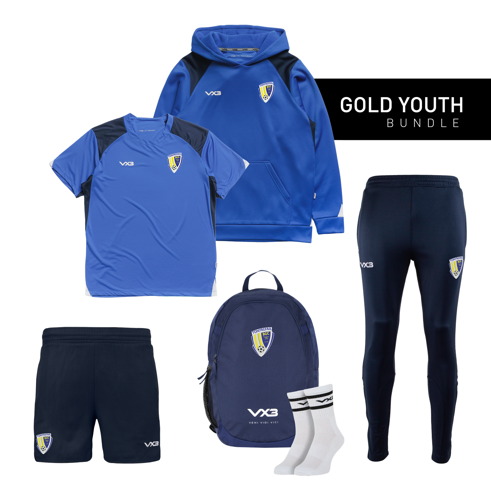 Tonyrefail BGC FC Gold Youth Bundle