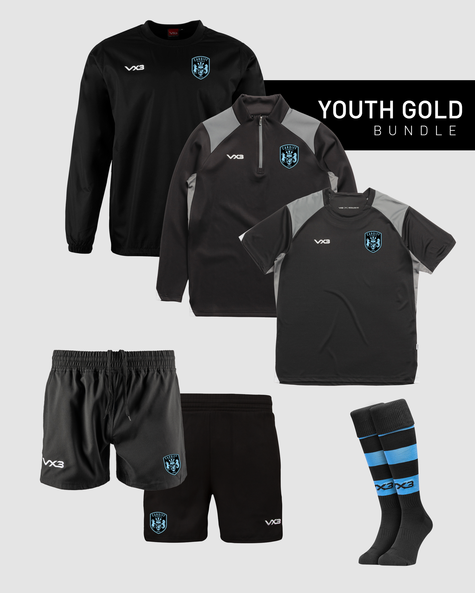 Cardiff Schools Rugby Youth Gold Bundle