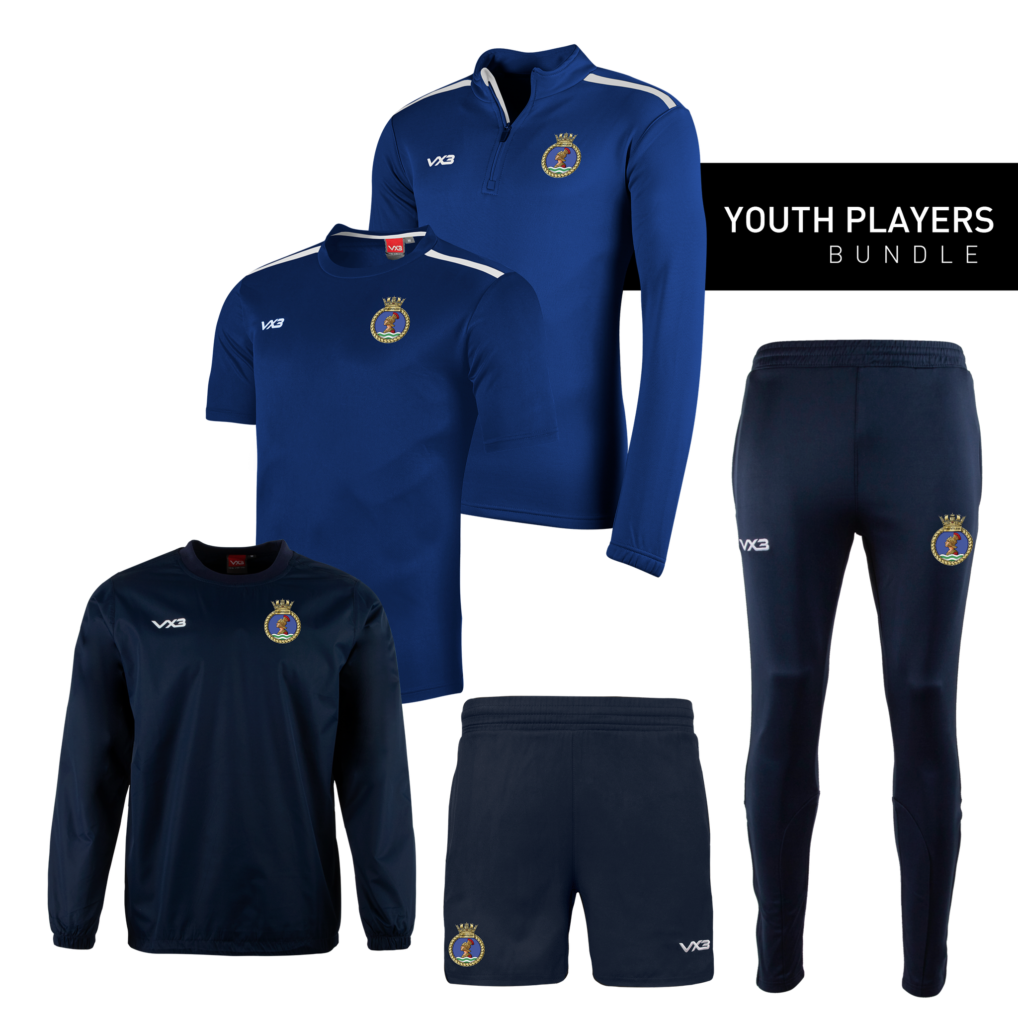 HMS Dauntless Rugby Youth Players Bundle
