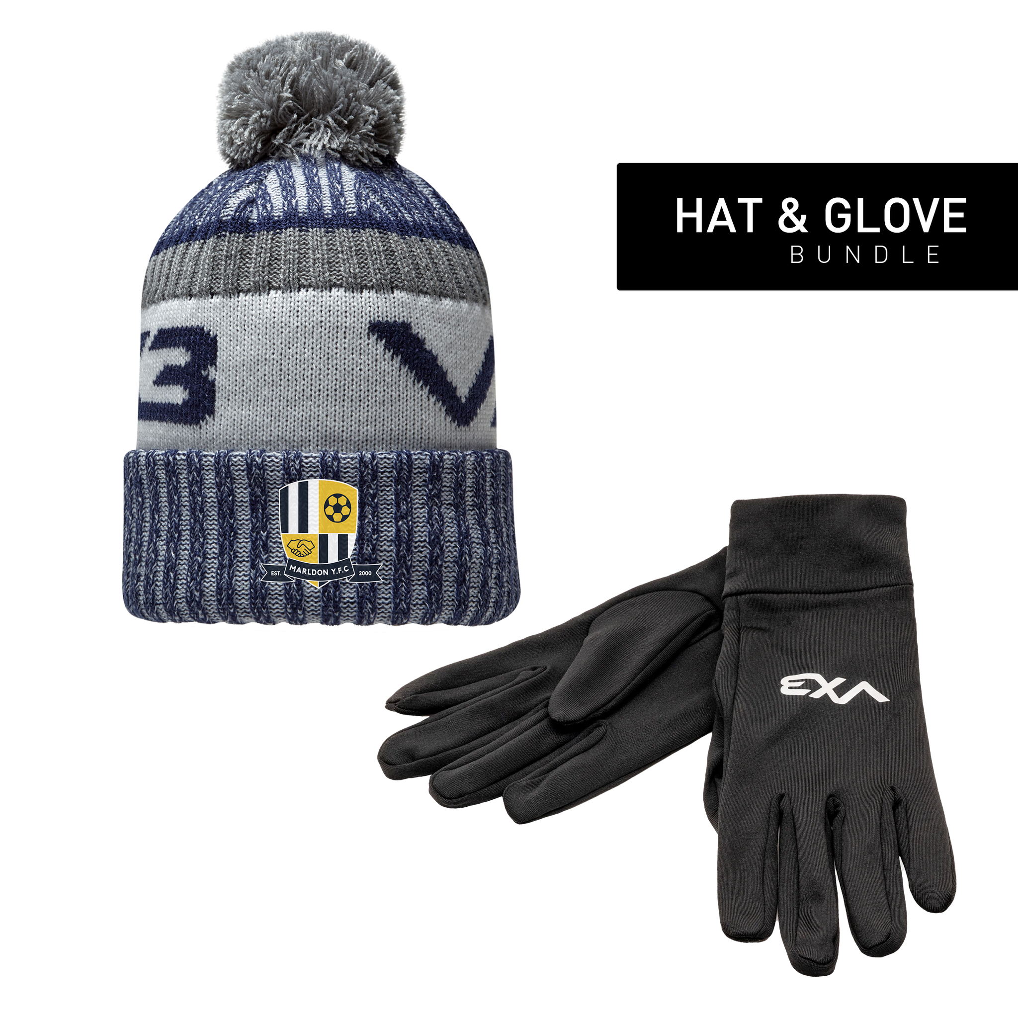 Marldon FC Hat & Glove Bundle