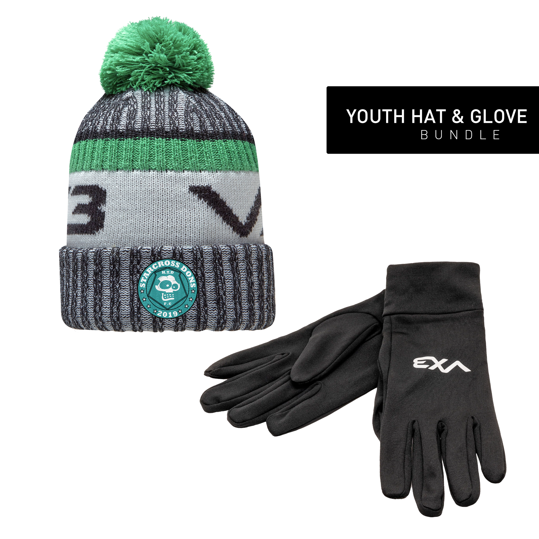 Starcross Dons FC Youth Hat & Glove Bundle