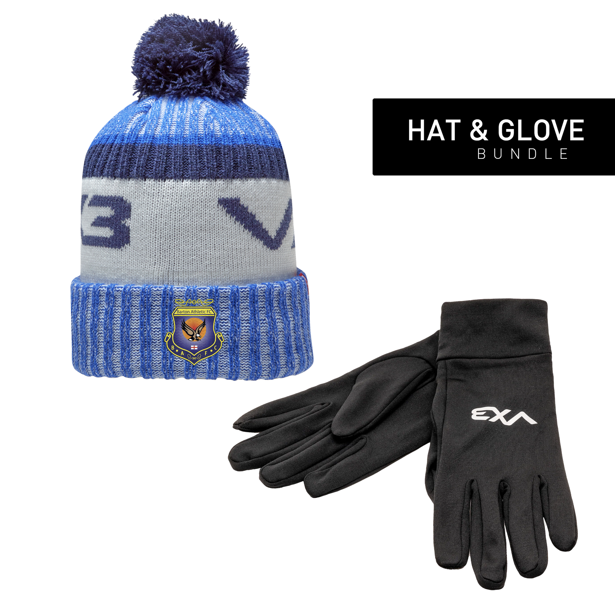 Barton Athletic FC Hat & Glove Bundle