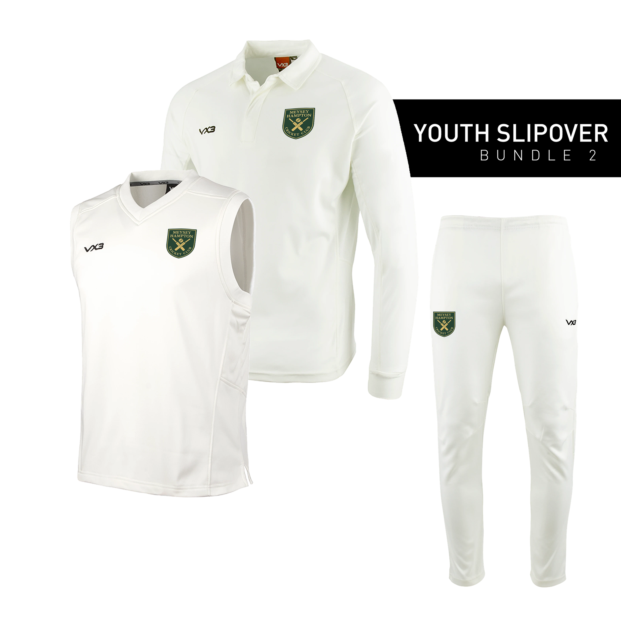 Meysey Hampton Cricket Club Youth Slipover Bundle 2