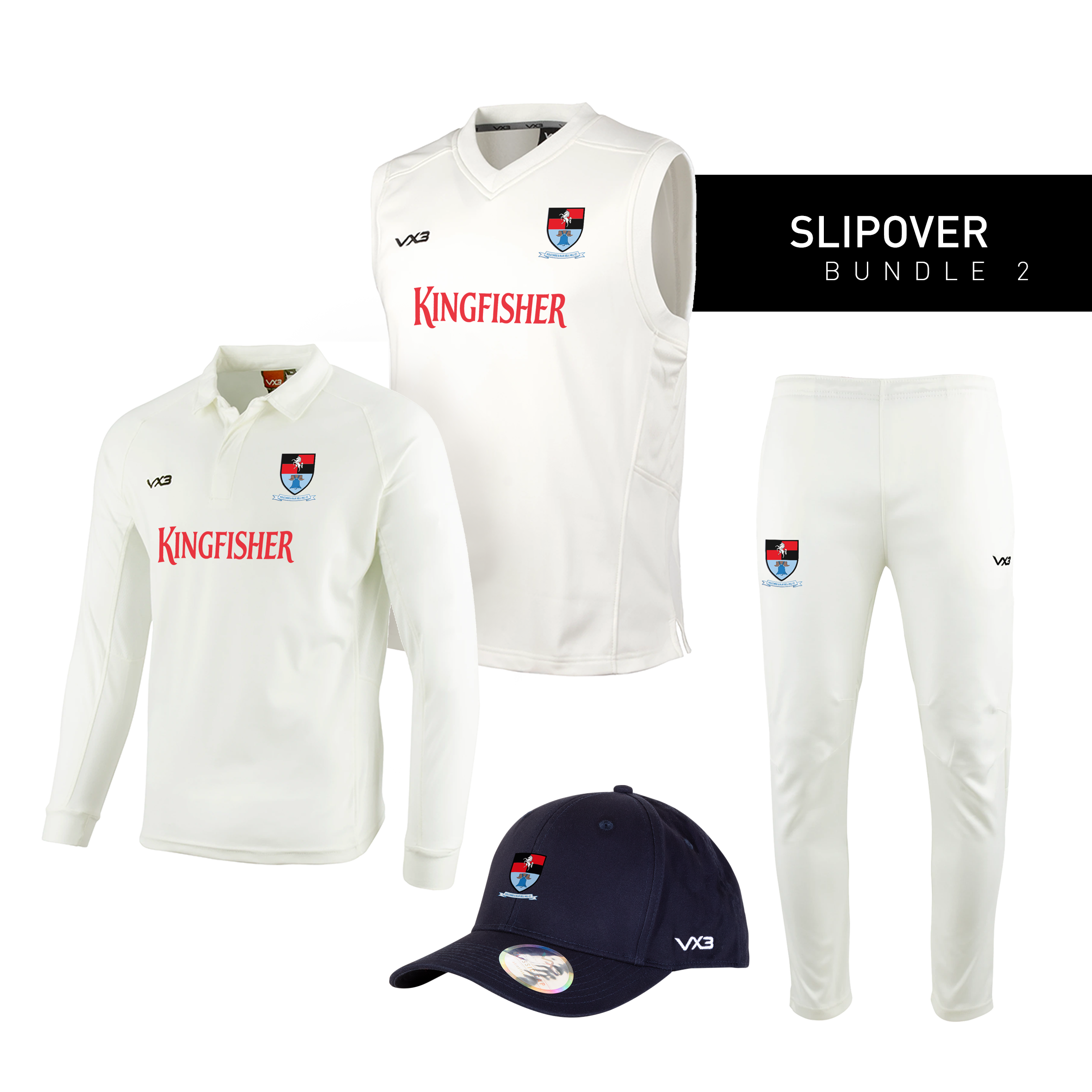 Holcombe and Blue Bell Hill Cricket Club Slipover Bundle 2
